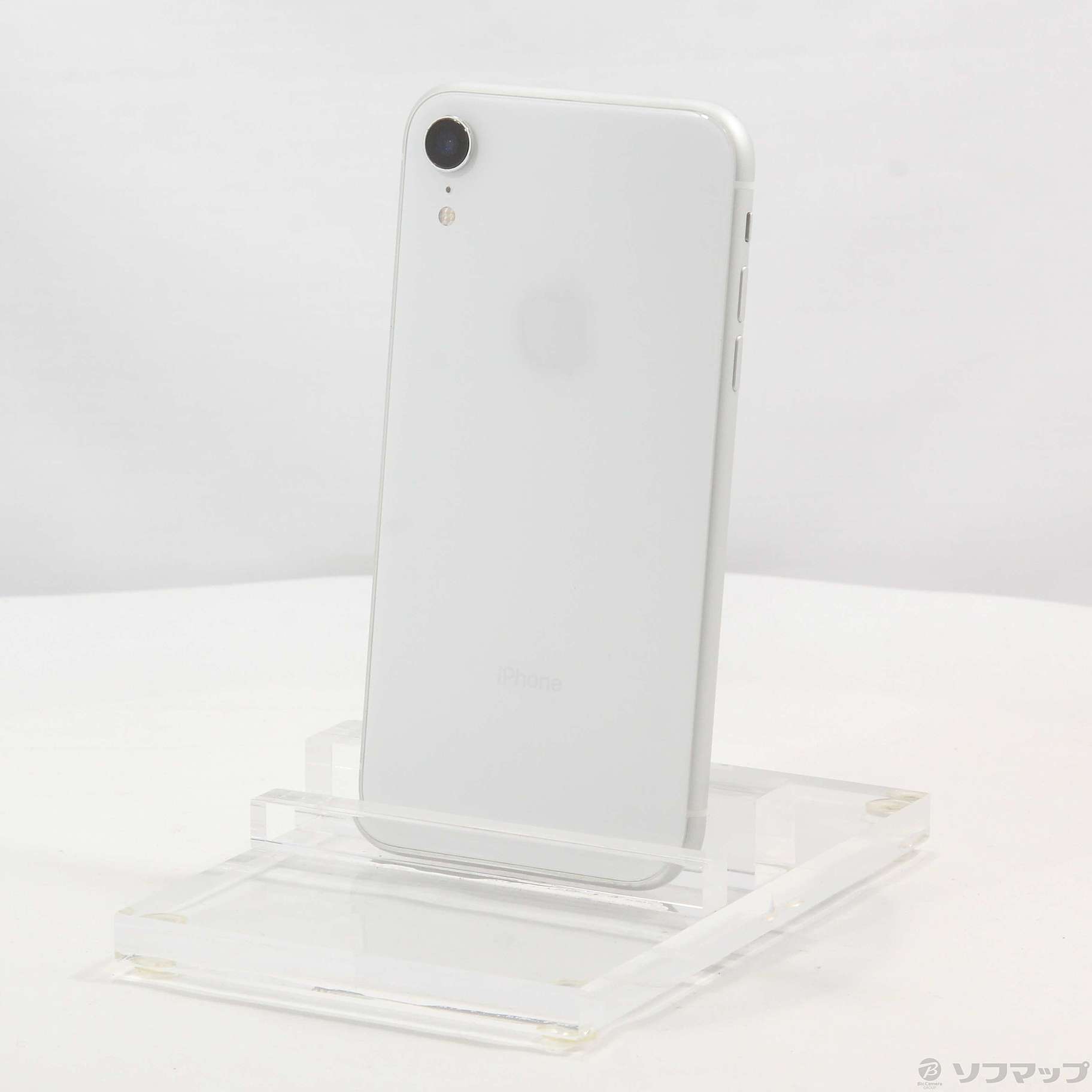 iPhoneXR White 128GB SIMフリー 10Rホワイト 白バッテリー最大容量84%