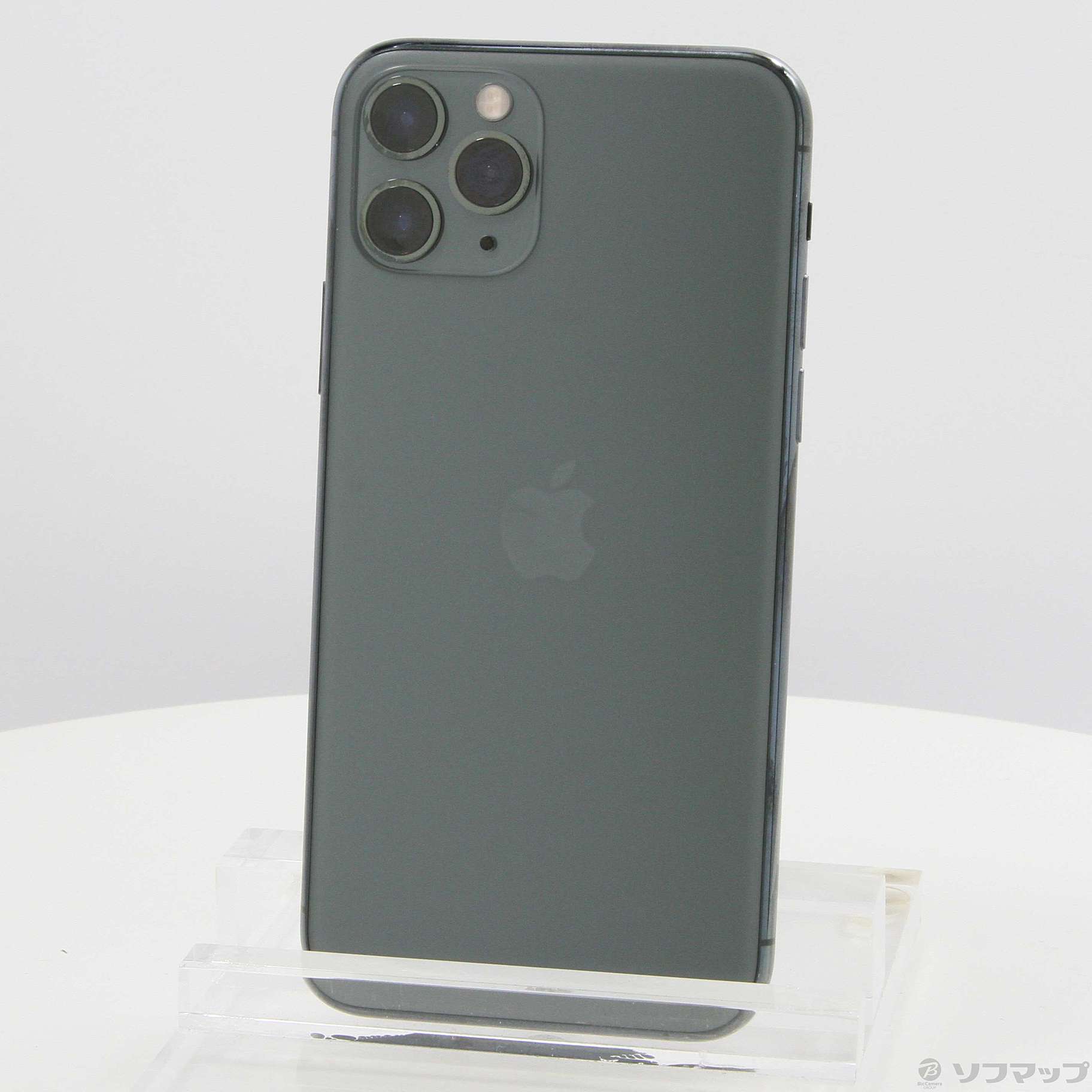 中古】iPhone11 Pro 256GB ミッドナイトグリーン MWCC2J／A SIMフリー