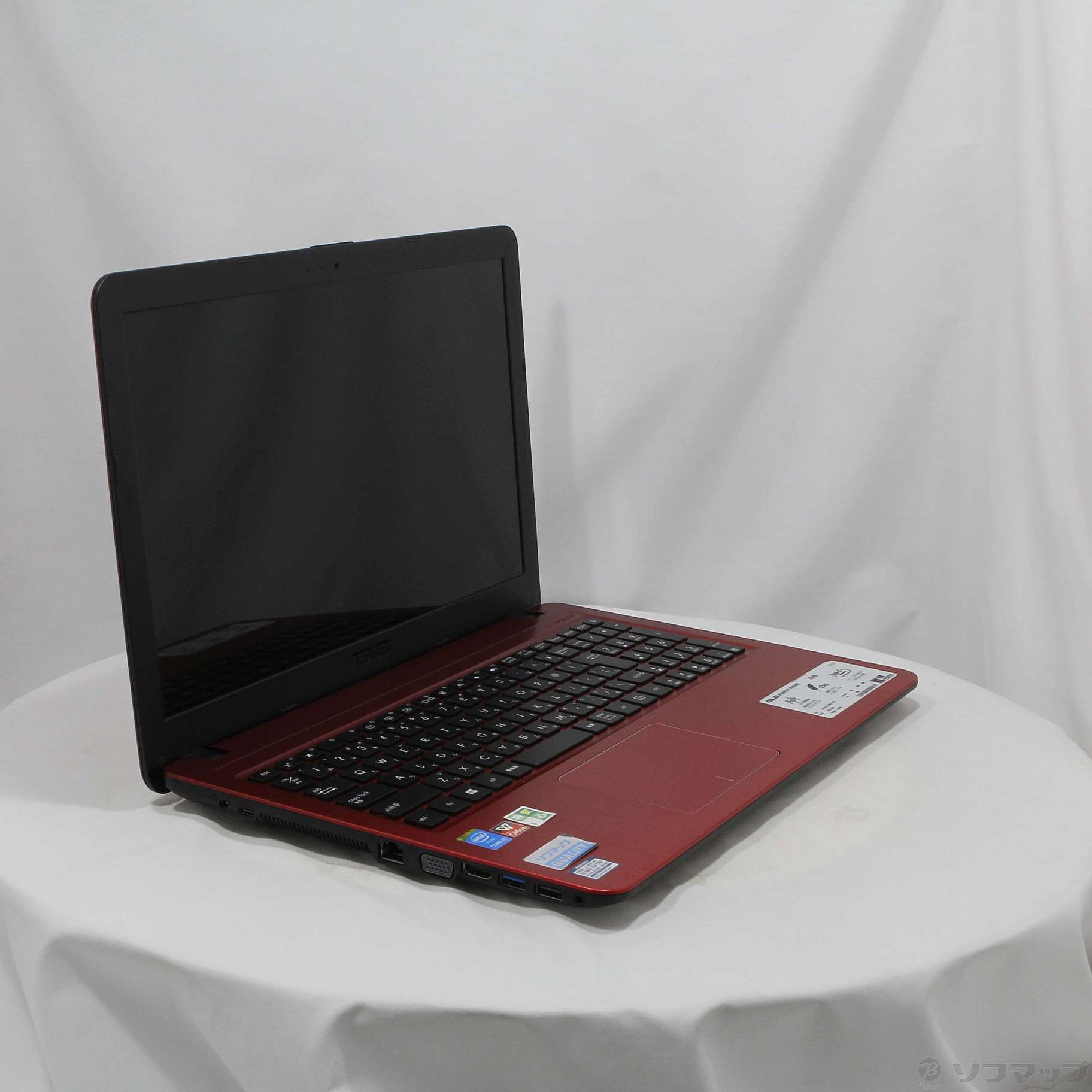 ASUS VivoBook X540LA-RED 動作確認済 - ノートPC