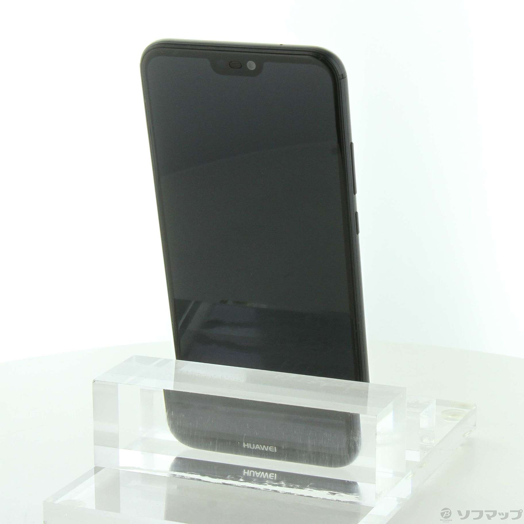中古】HUAWEI P20 lite 64GB ミッドナイトブラック HWV32 auロック解除