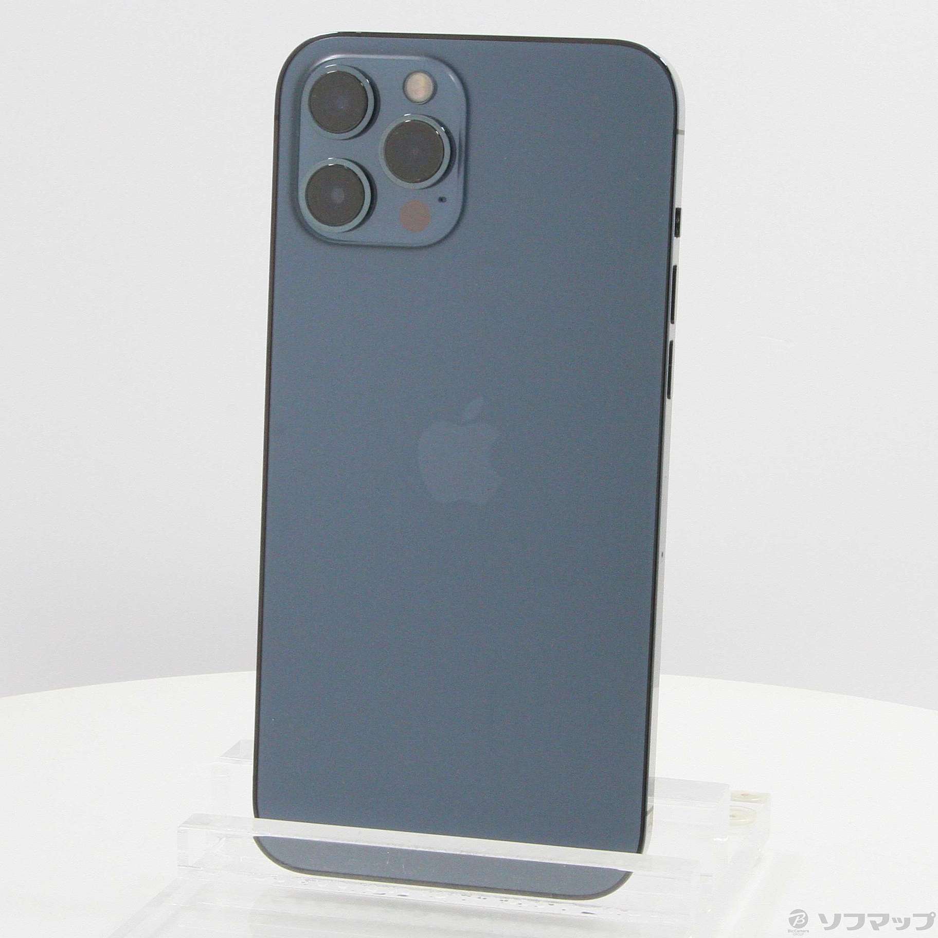 中古】iPhone12 Pro Max 256GB パシフィックブルー MGD23J／A SIM