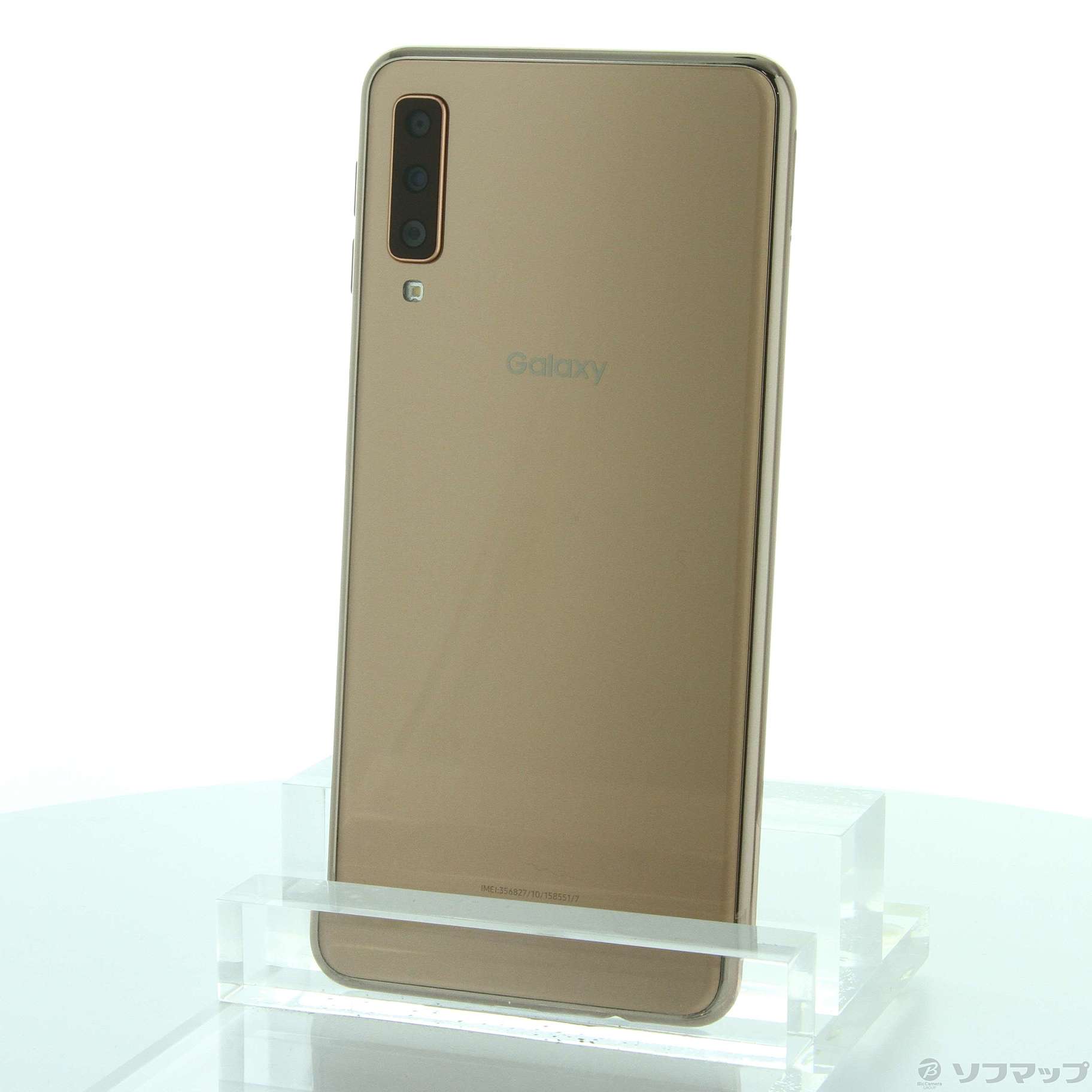 中古】GALAXY A7 64GB ゴールド SM-A750C SIMフリー [2133045103233