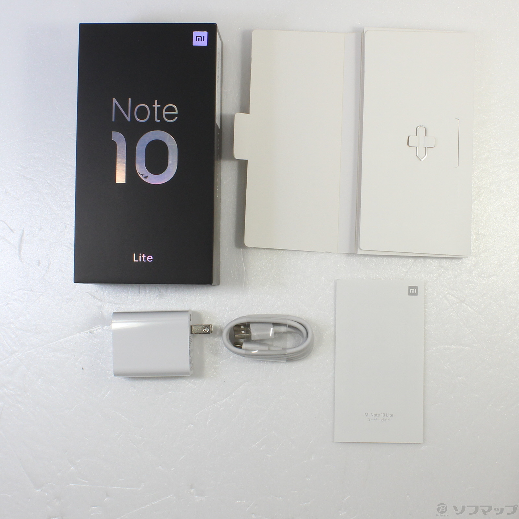 中古】Mi Note 10 Lite 64GB グレイシャーホワイト M2002F4LG SIM