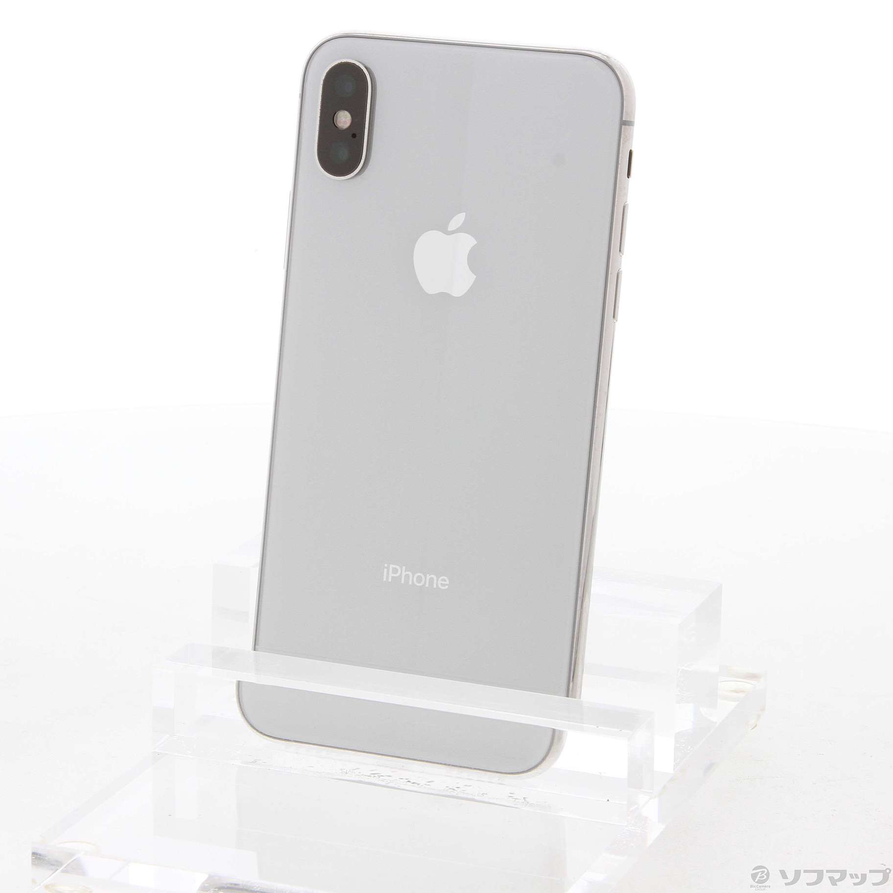 中古】iPhoneX 256GB シルバー MQC22J／A SoftBank [2133045138556