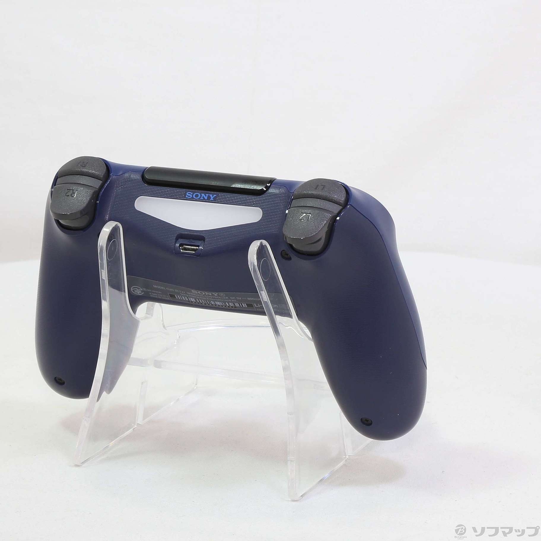 中古】ワイヤレスコントローラー DUALSHOCK4 ミッドナイト