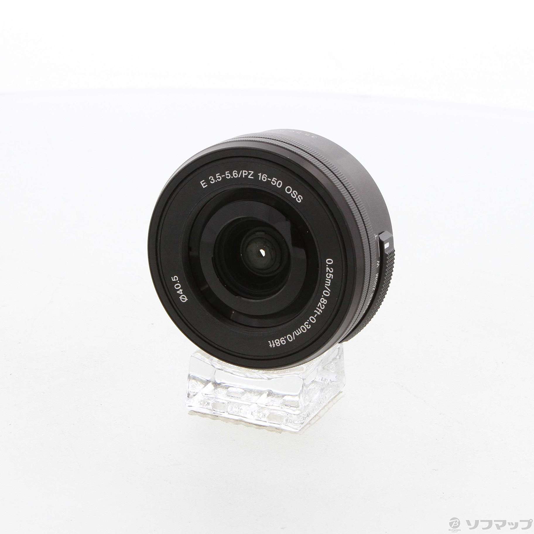 スマホ/家電/カメラ専用 SONY SELP1650 ズームレンズ ソニー ブラック