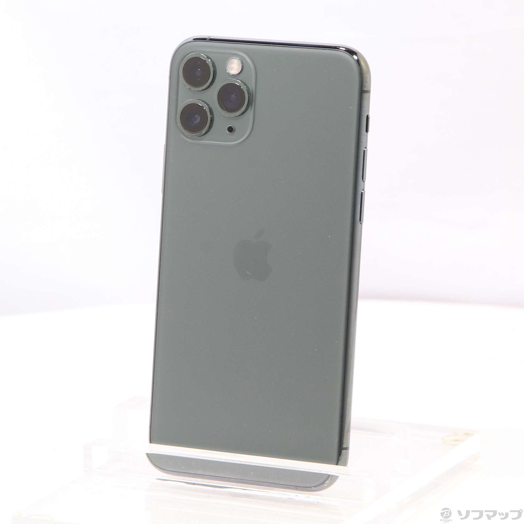 中古】iPhone11 Pro 512GB ミッドナイトグリーン MWCG2J／A SIMフリー