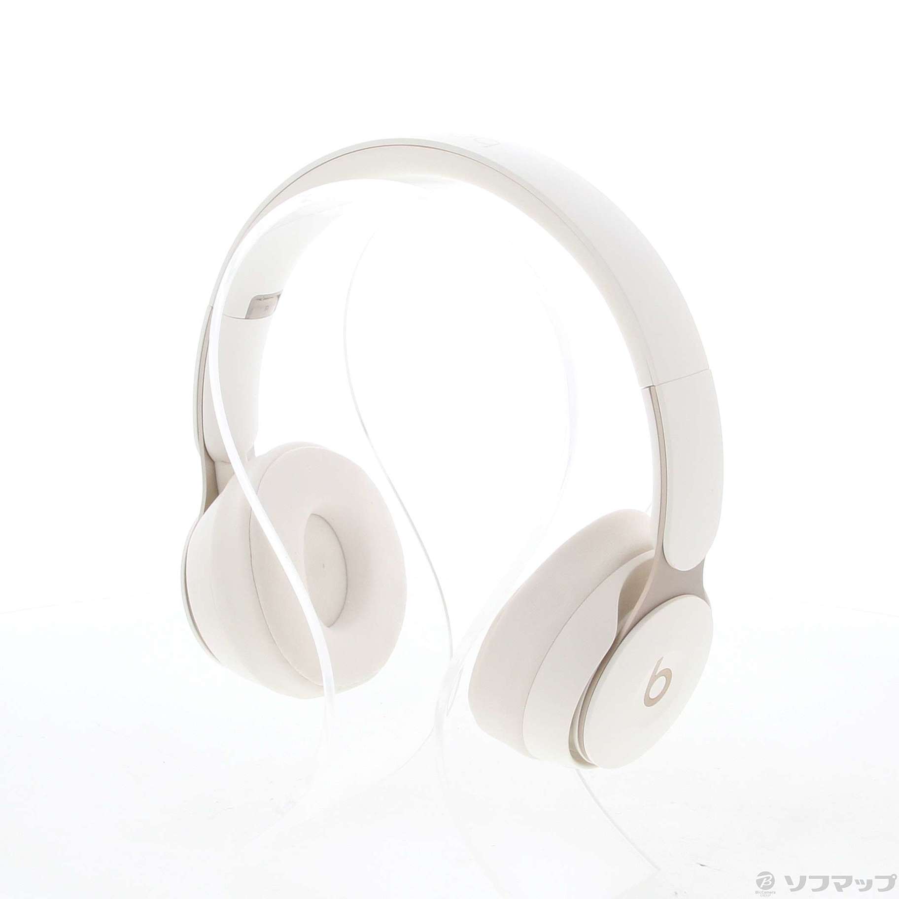 中古】〔展示品〕 Beats Solo Pro MRJ72FE／A アイボリー