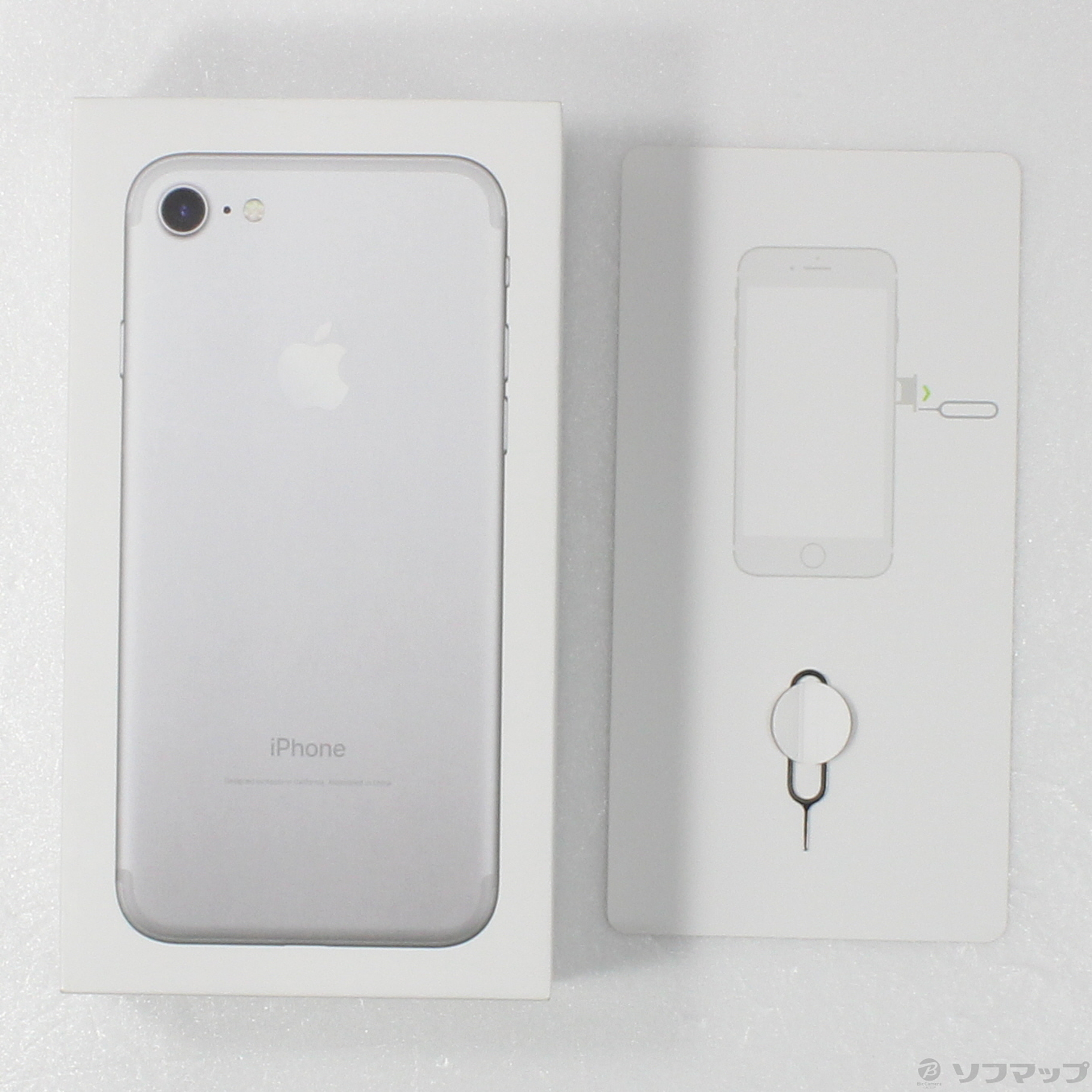 中古】iPhone7 32GB シルバー MNCF2J／A SIMフリー [2133045160212