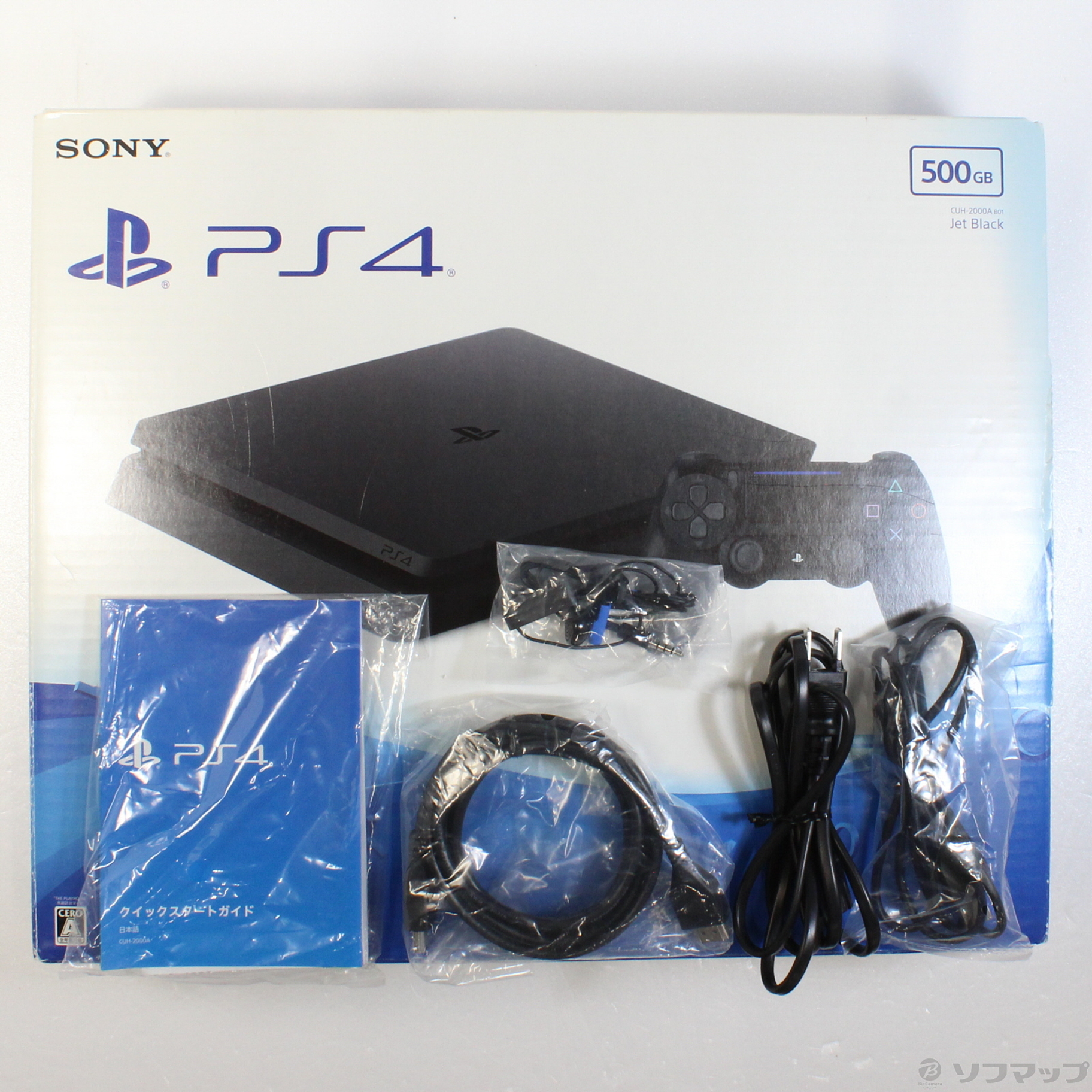 中古】PlayStation 4 ジェットブラック 500GB CUH-2000AB ◇02/10(金 ...