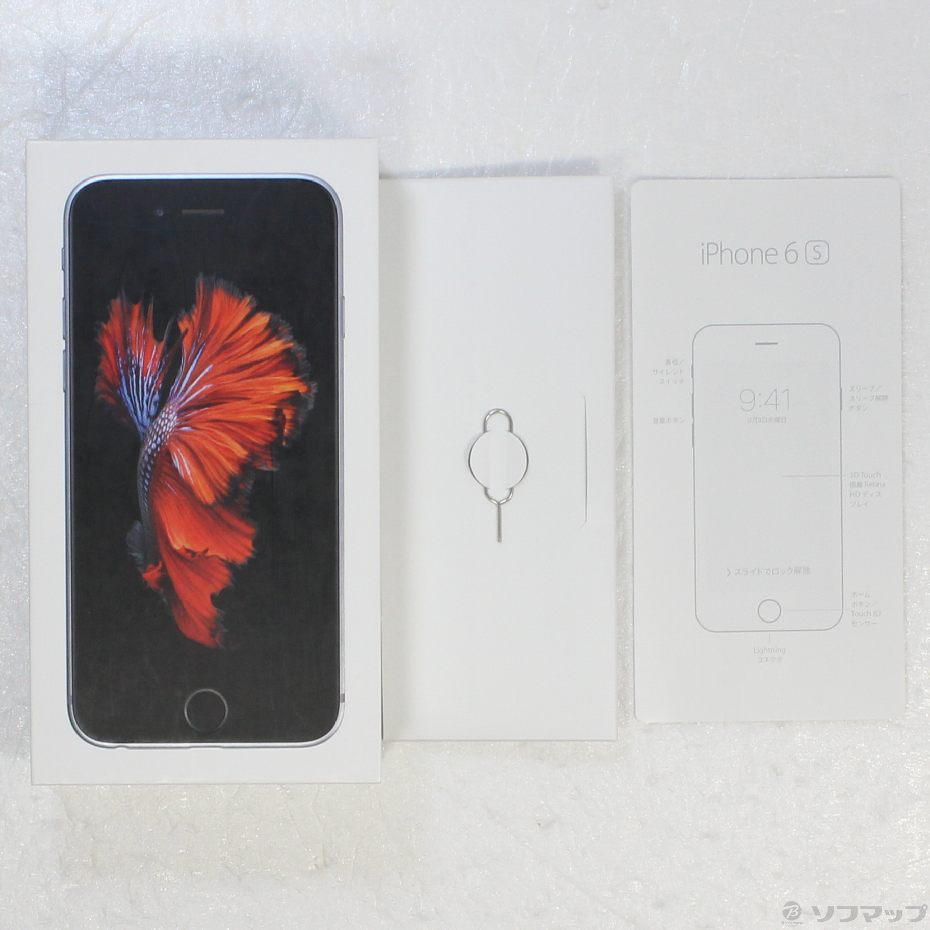 中古】iPhone6s 32GB スペースグレイ MN0W2J／A SIMフリー