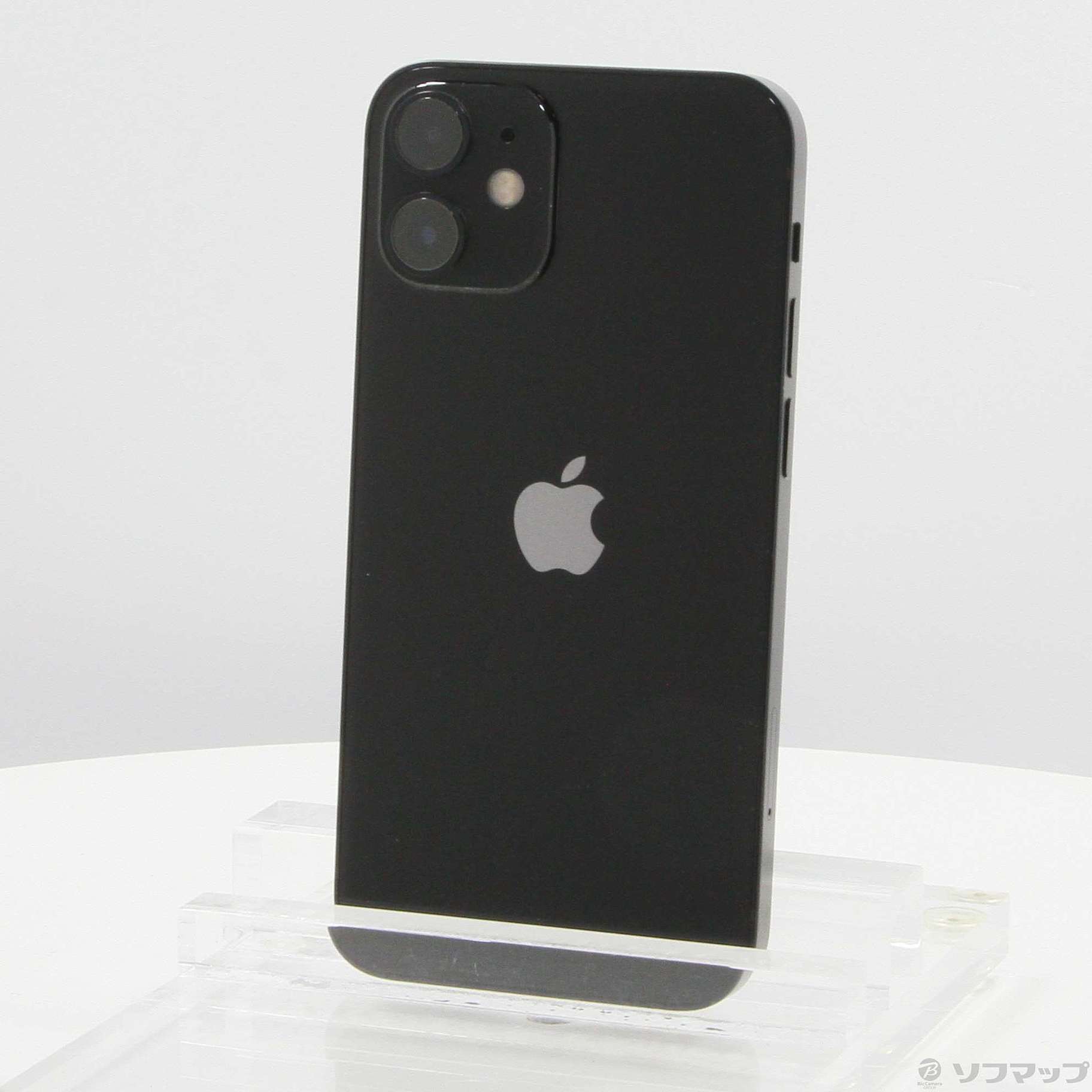 中古】iPhone12 mini 64GB ブラック MGA03J／A SIMフリー