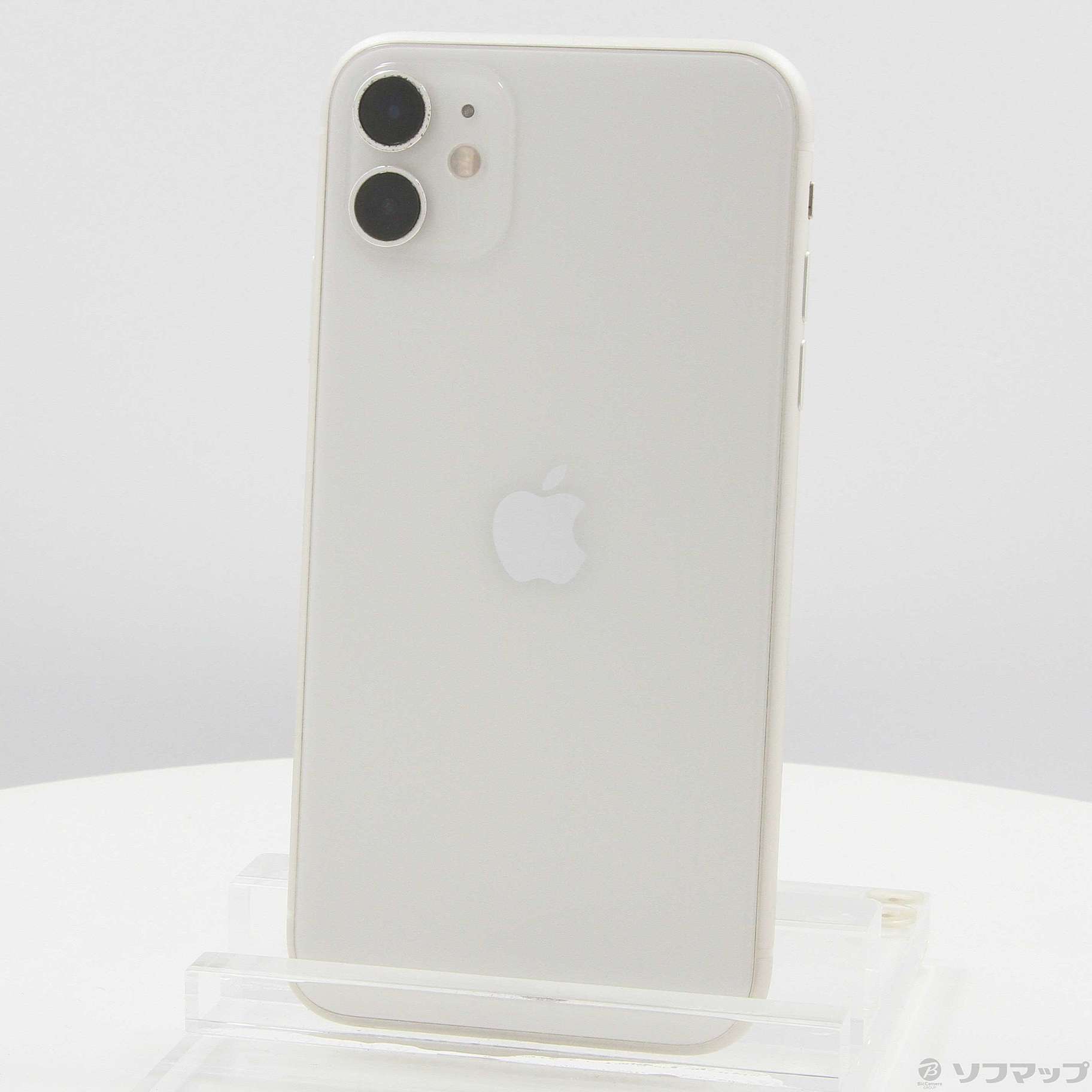 中古】iPhone11 128GB ホワイト MWM22J／A SIMフリー [2133045167631