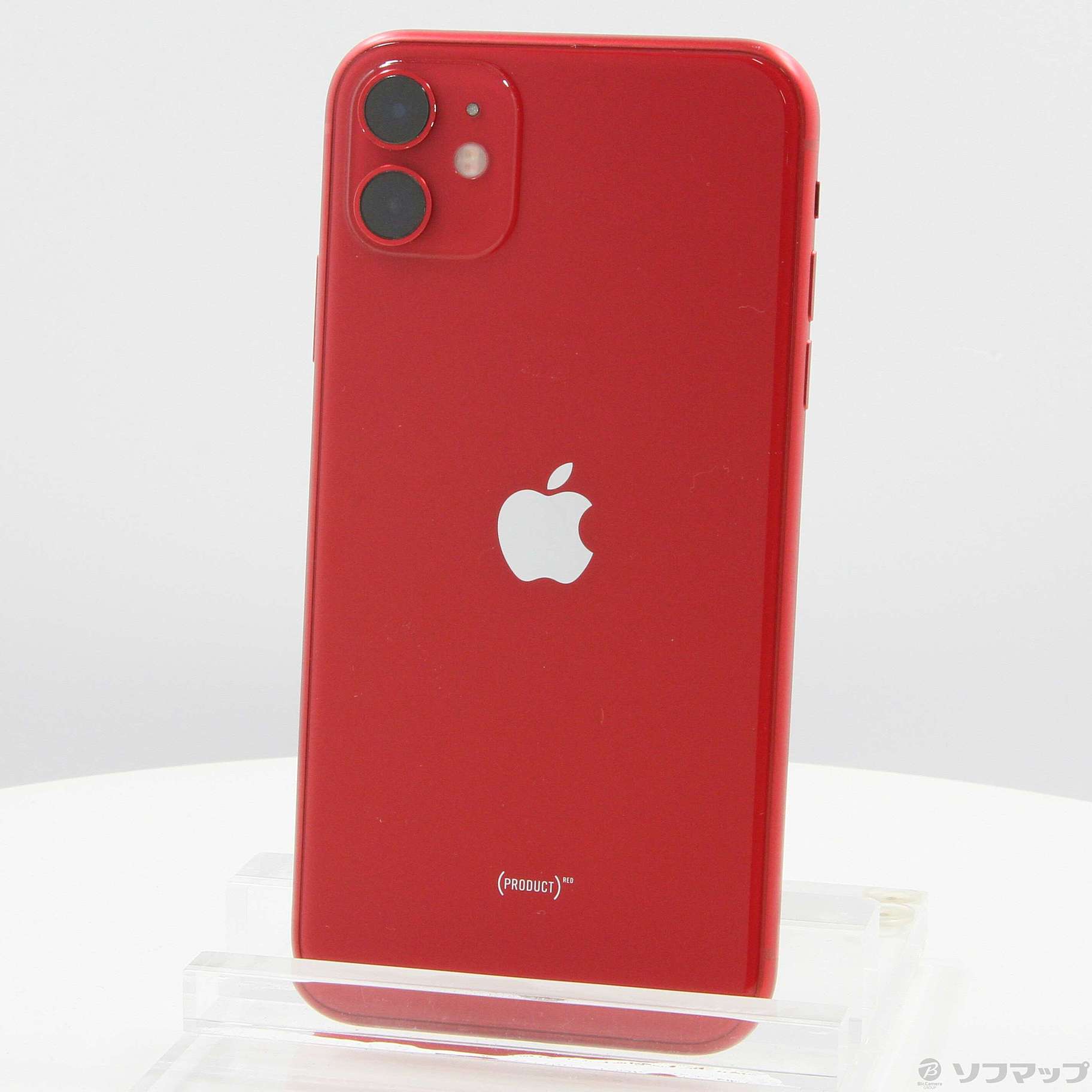 中古】iPhone11 128GB プロダクトレッド MWM32J／A SIMフリー ◇02/03