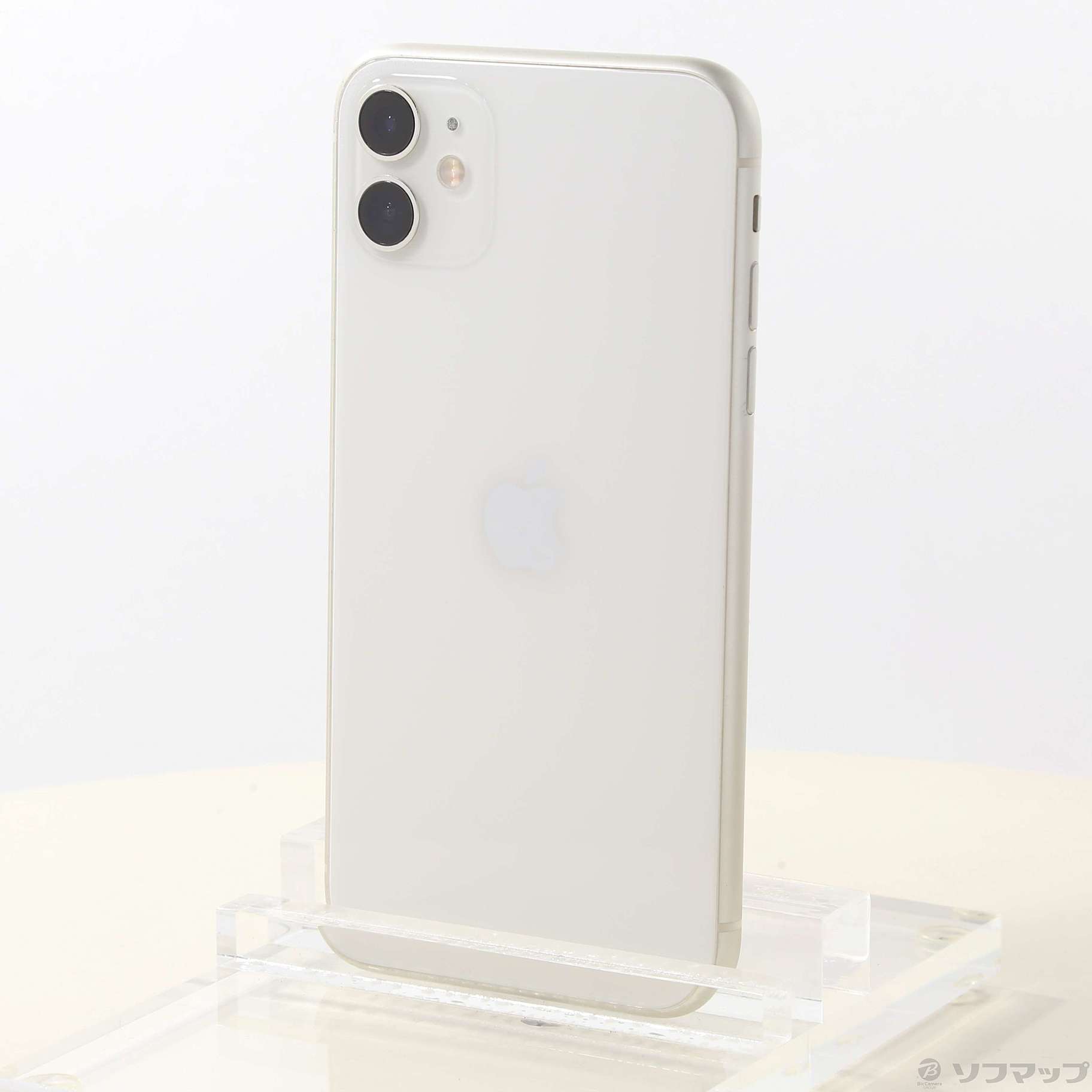 中古】iPhone11 128GB ホワイト MWM22J／A SIMフリー ◇02/12(日