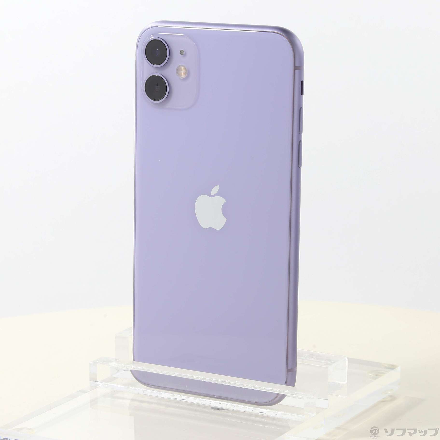 中古】iPhone11 128GB パープル MWM52J／A SIMフリー ◇02/13(月