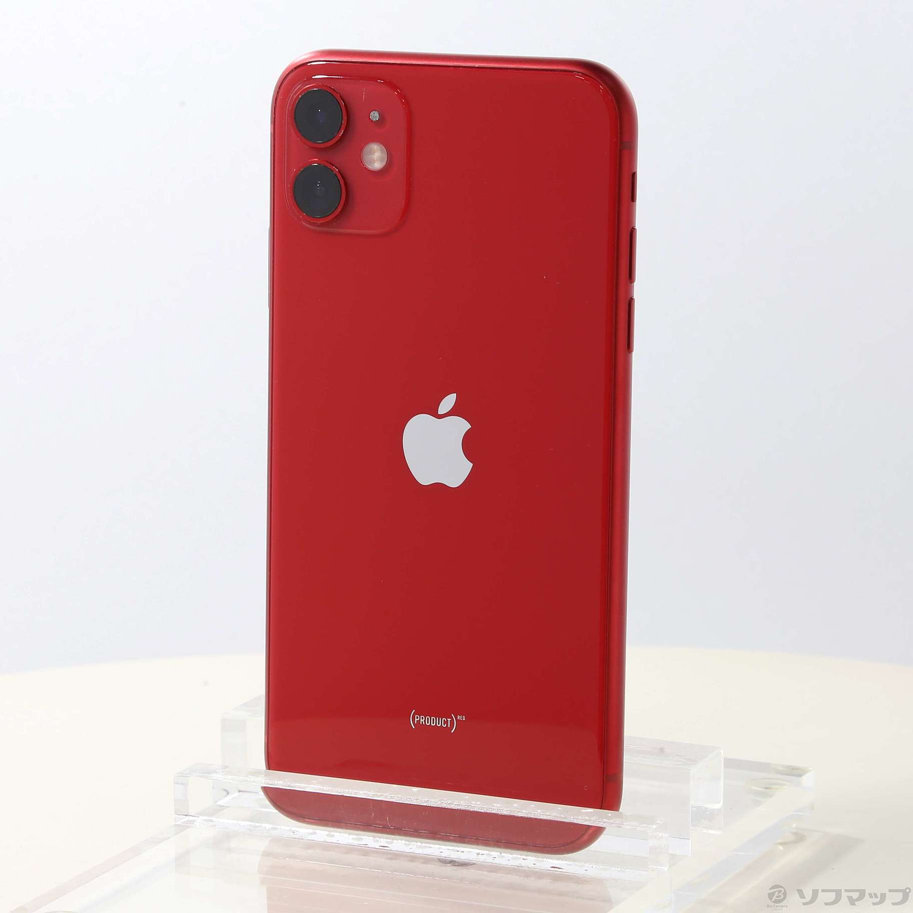 中古】iPhone11 64GB プロダクトレッド MWLV2J／A SIMフリー
