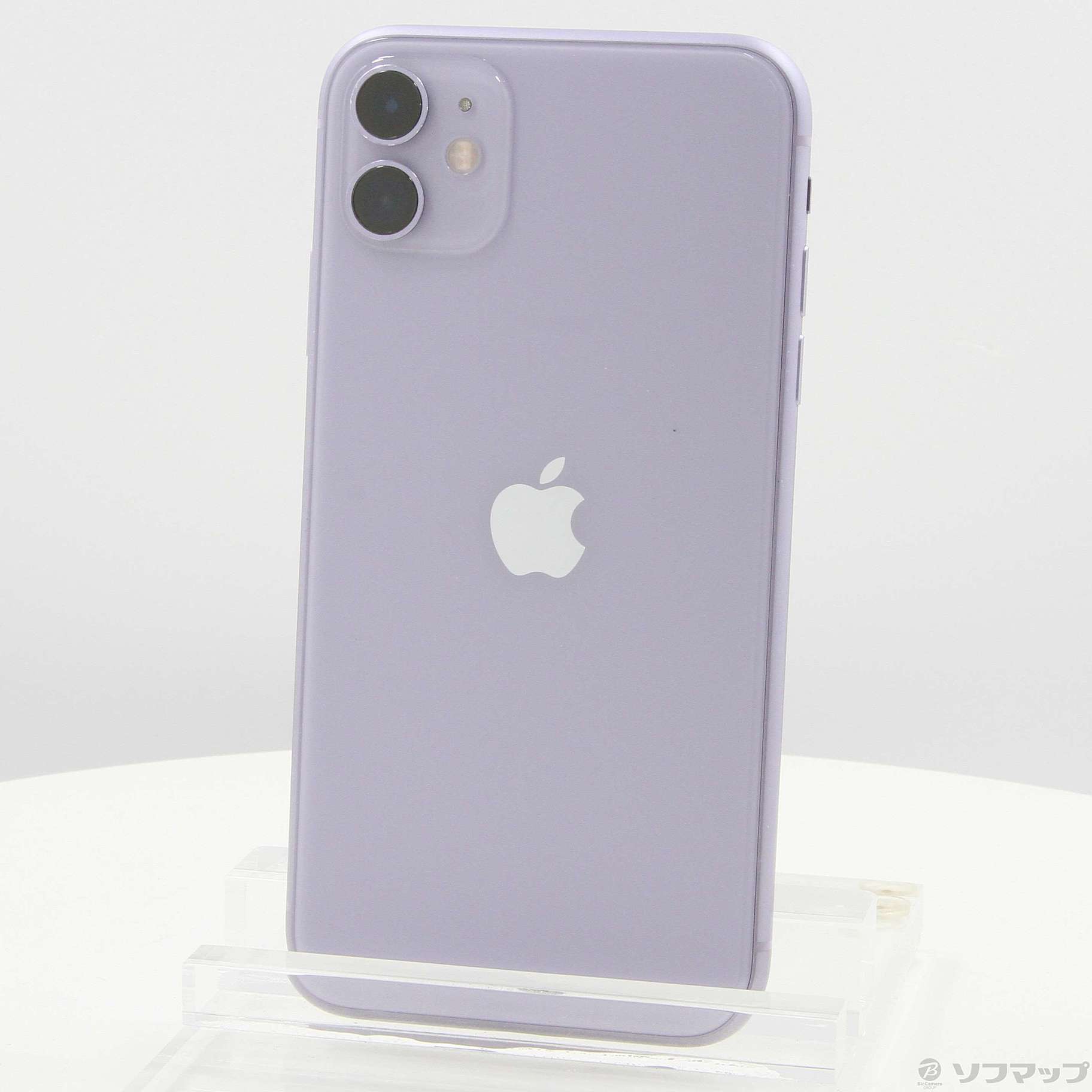 中古】iPhone11 128GB パープル MWM52J／A SIMフリー ◇02/03(金