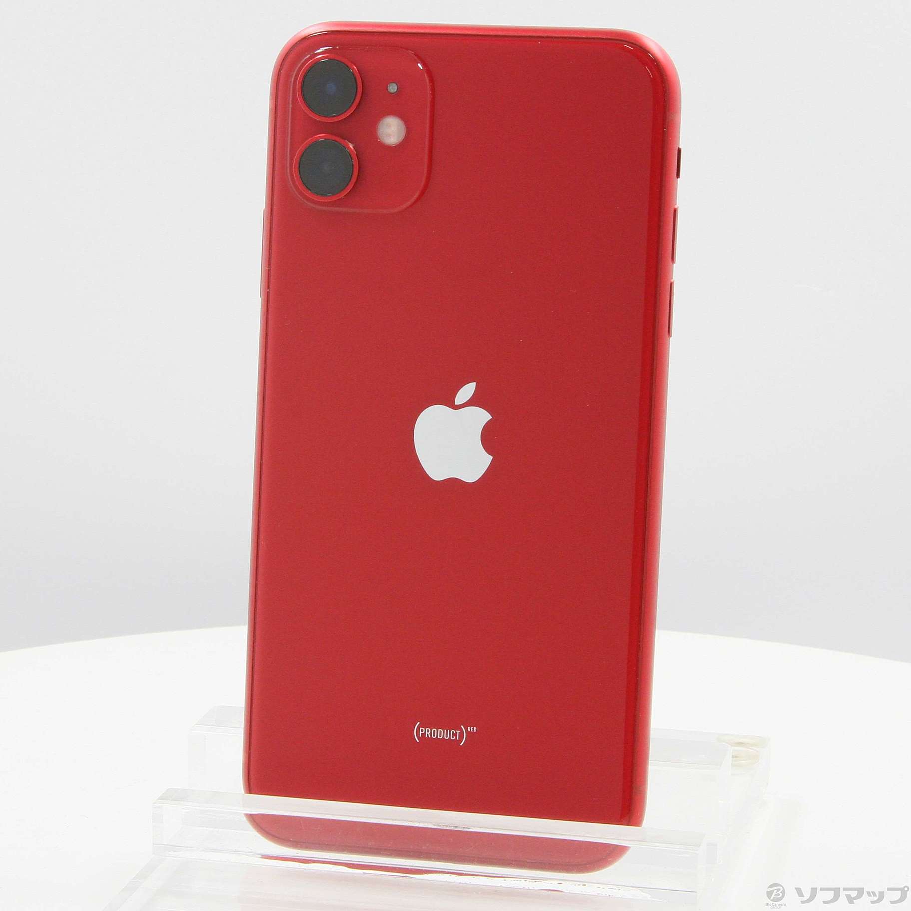 美品　iPhone 11 128GB Red SIMフリー　バッテリー新品目立った傷がほぼ無い美品