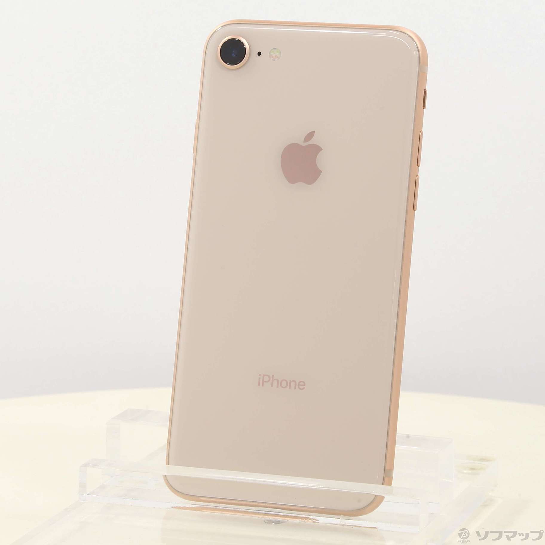 (中古)Apple iPhone8 64GB ゴールド MQ7A2J/A SIMフリー(344-ud)