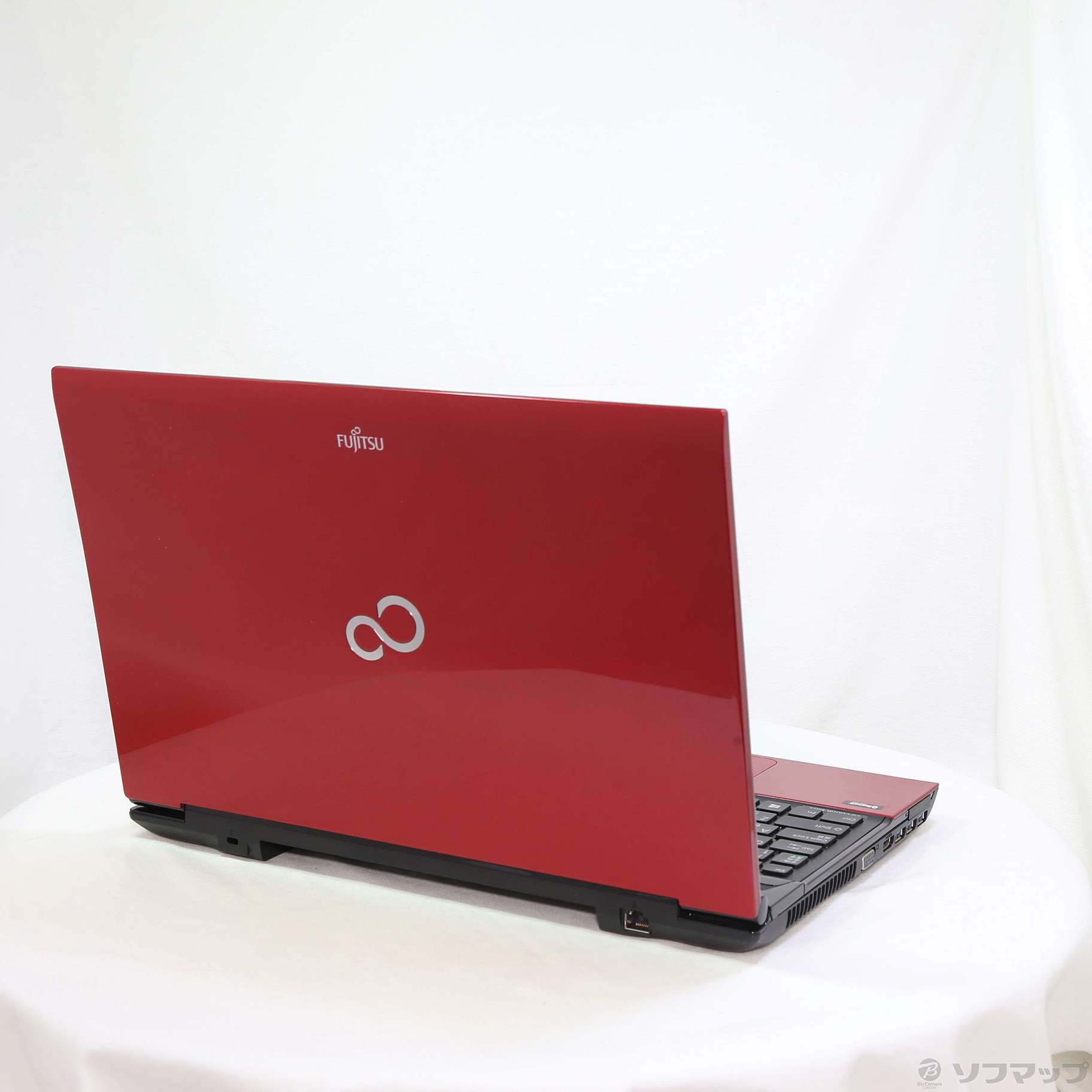 中古】格安安心パソコン LIFEBOOK AH45／K FMVA45KR ルビーレッド