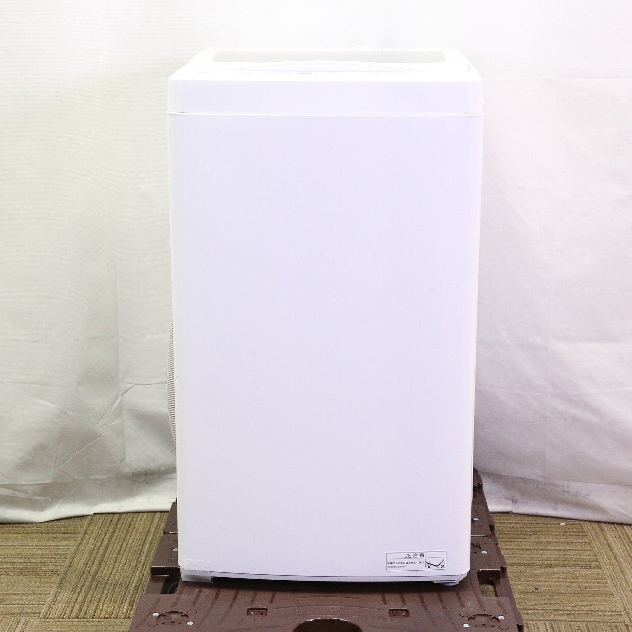 中古】〔展示品〕 全自動洗濯機 ホワイト AQW-S5MBK-W ［洗濯5.0