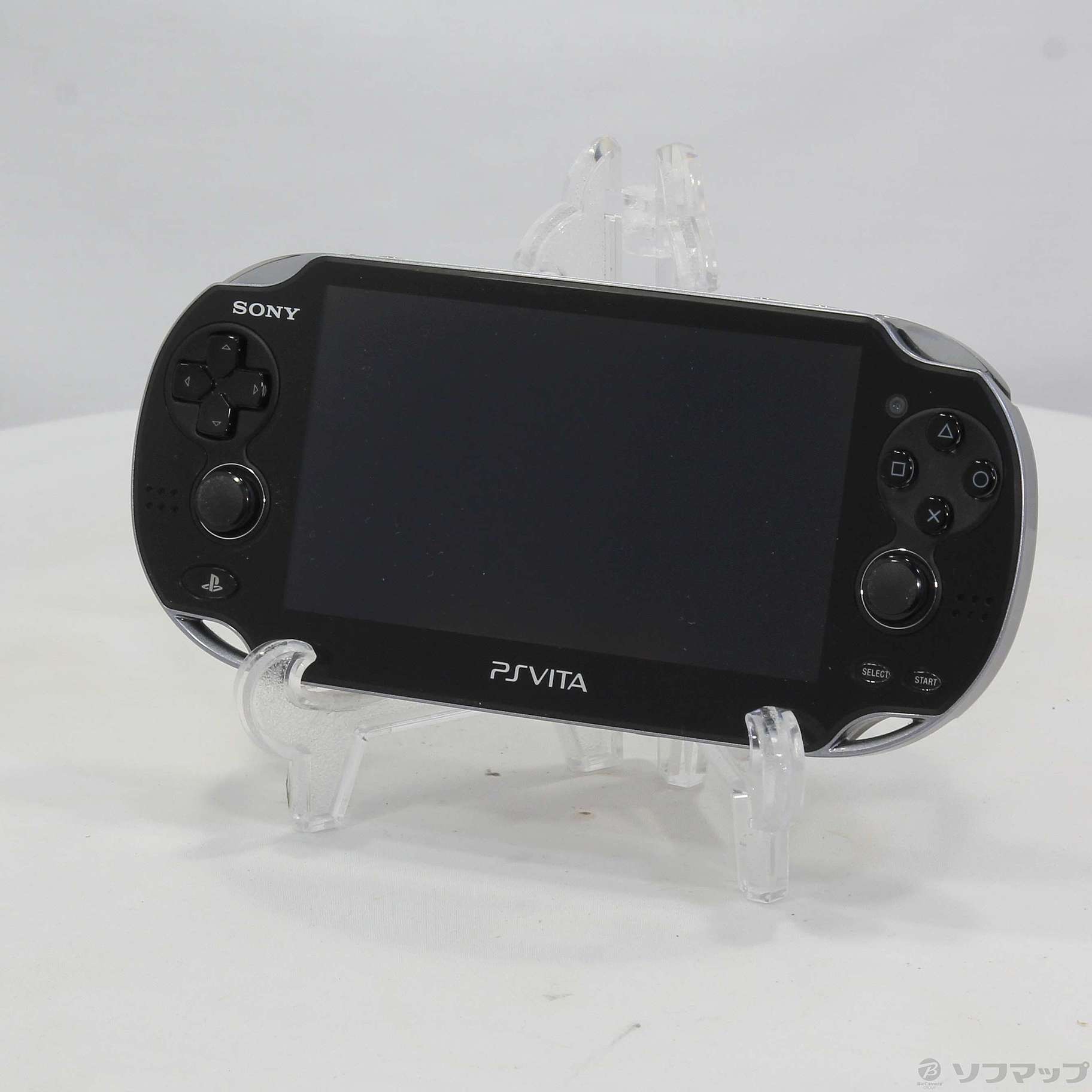 中古】PlayStation Vita Wi-Fiモデル クリスタルブラック PCH-1000