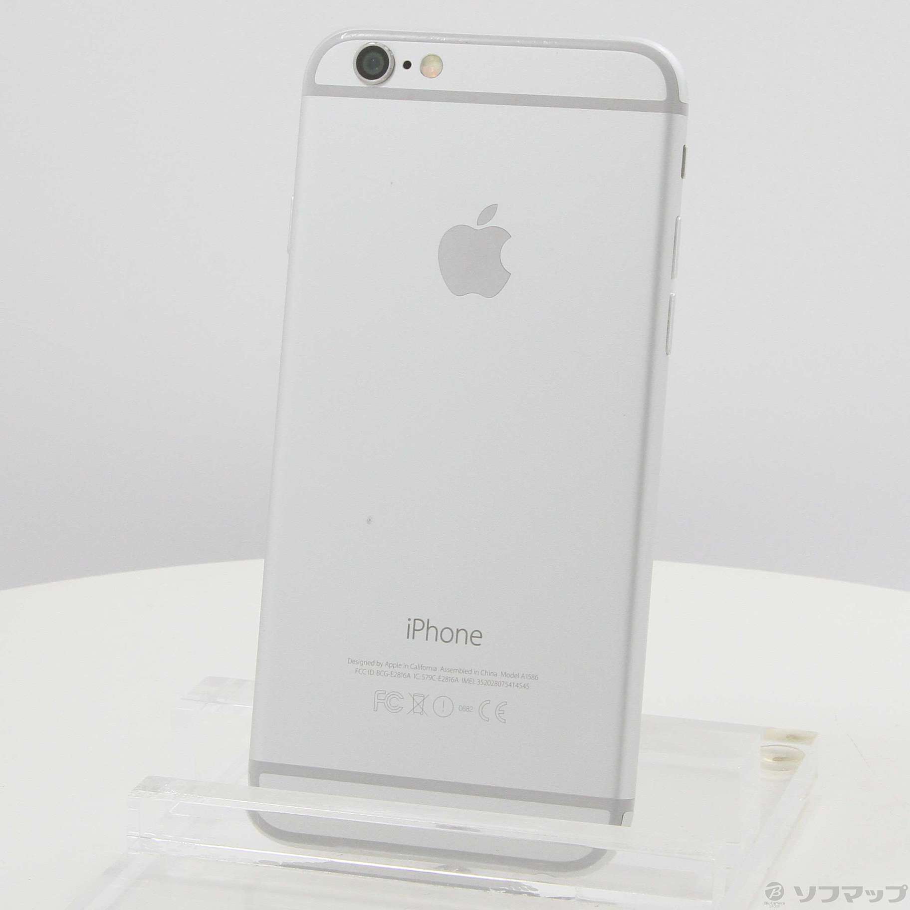 スマートフォン本体【美品】 iPhone 6 Silver 16 GB docomo