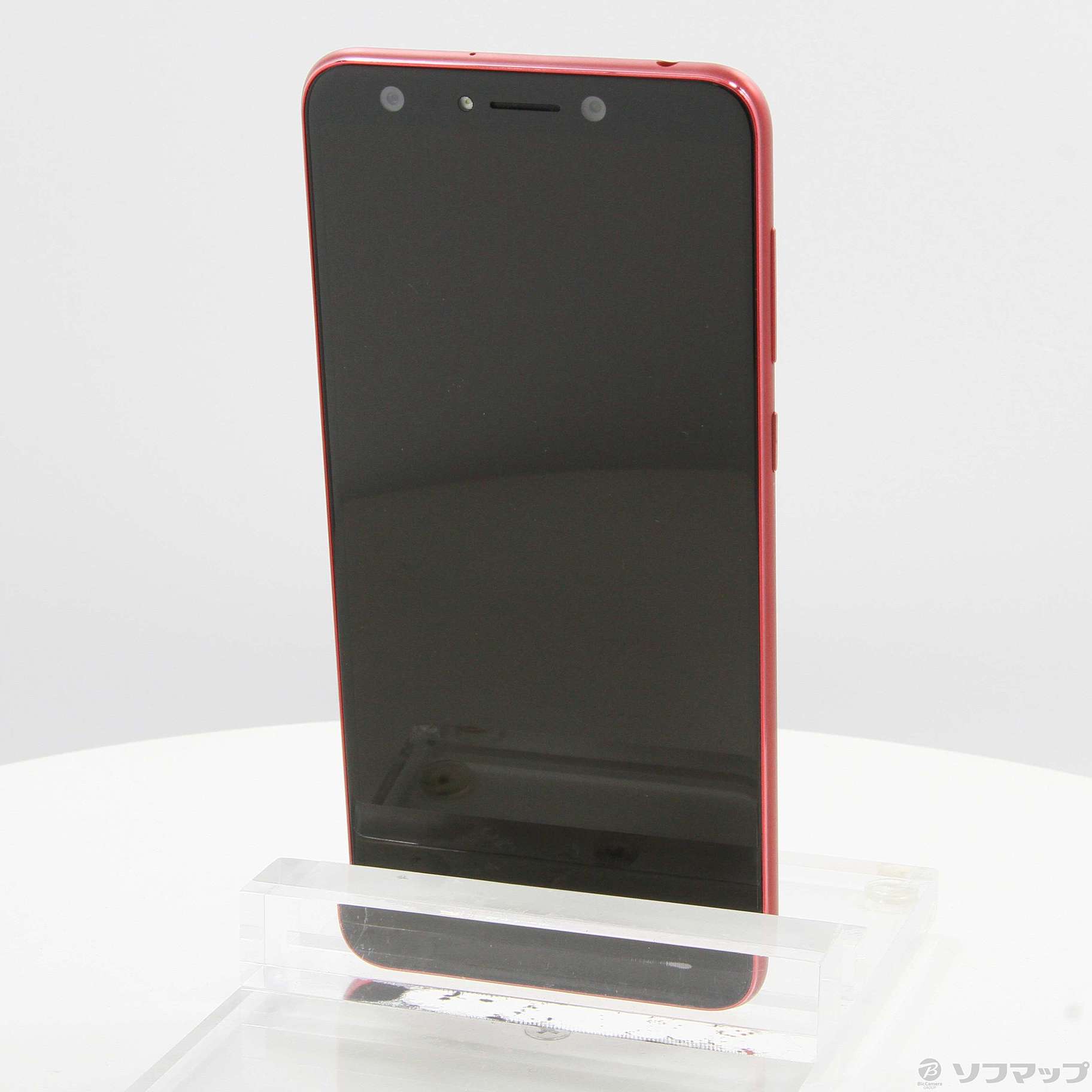 中古】ZenFone 5Q 64GB ルージュレッド ZC600KL-RD64S4 SIMフリー