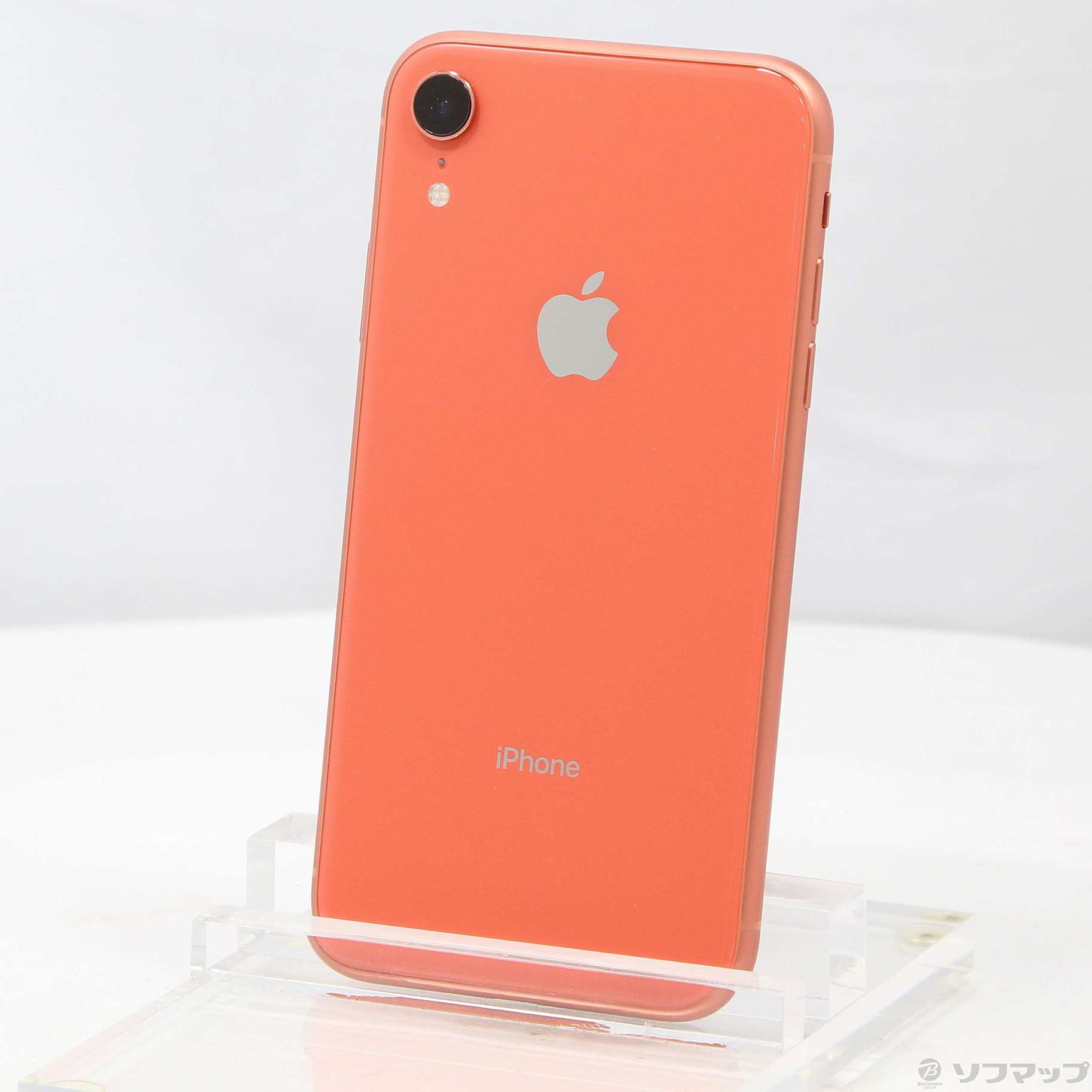 良品 iPhone XR Coral 128GB SIMフリーネットワーク利用制限