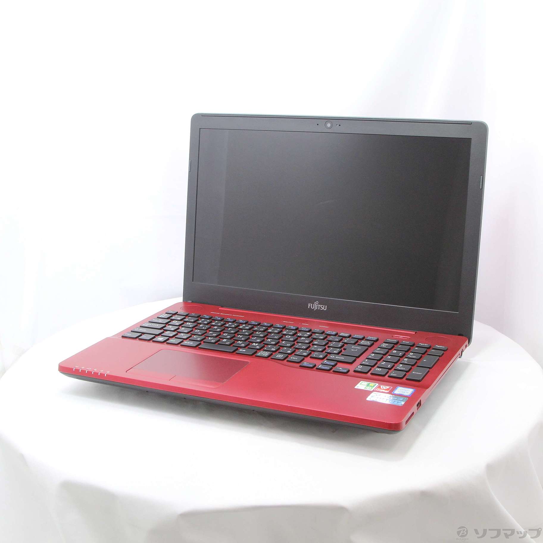 中古】格安安心パソコン LIFEBOOK AH45／A3 FMVA45A3R ルビーレッド