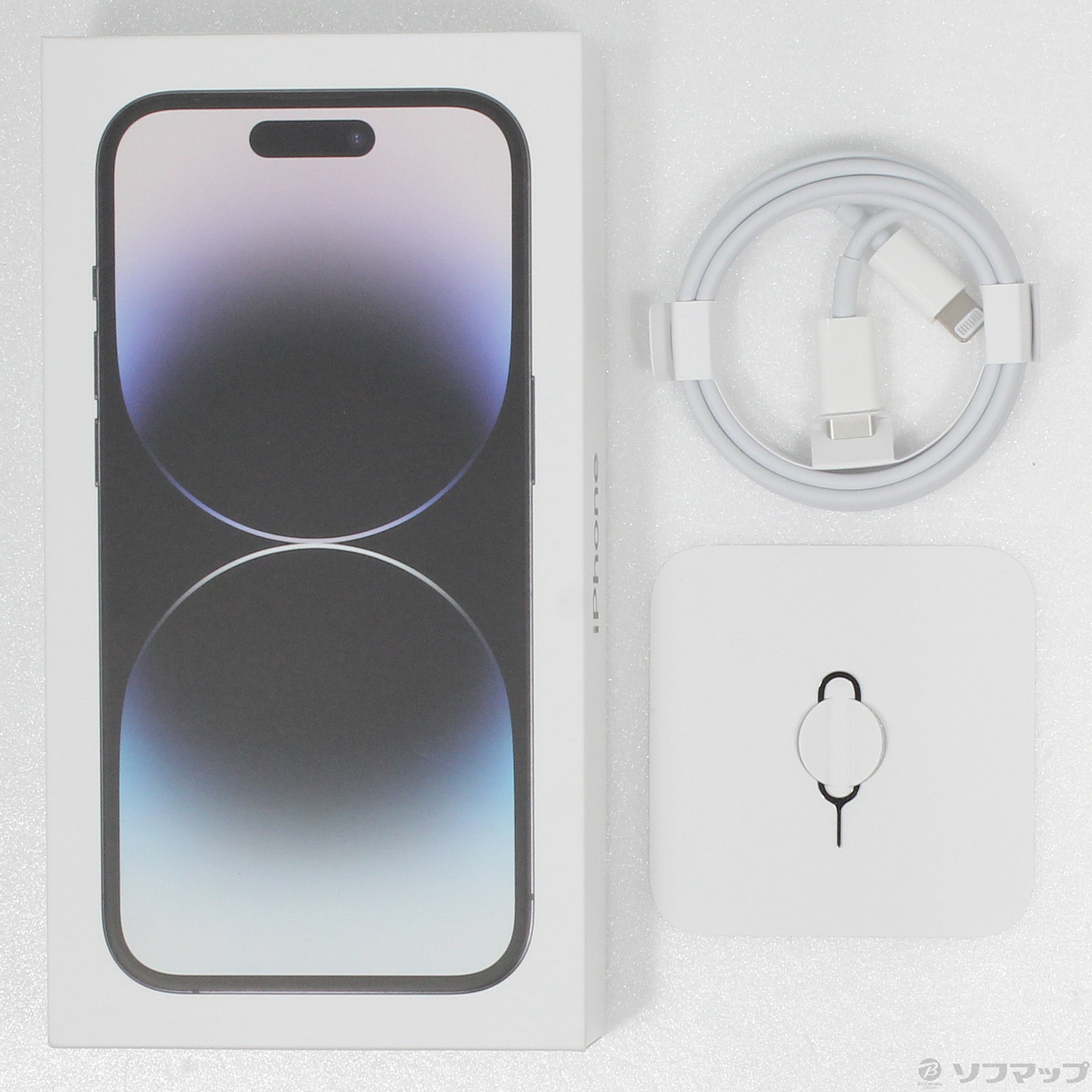 中古】iPhone14 Pro 128GB スペースブラック MPXU3J／A SIMフリー ◇01