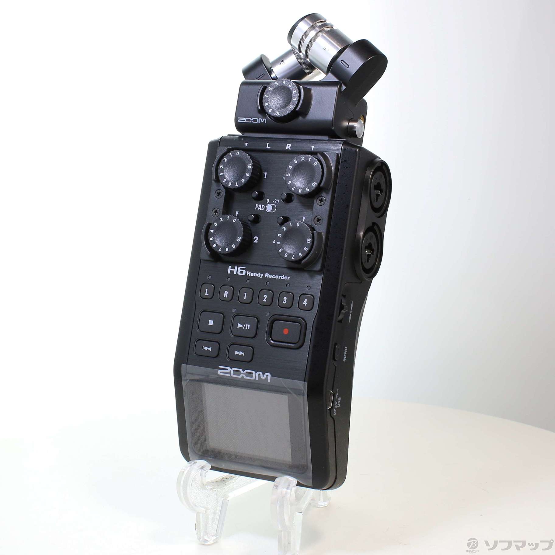 美品ZOOM H6 Black HandyRecorder ハンディーレコーダー - 配信機器 ...