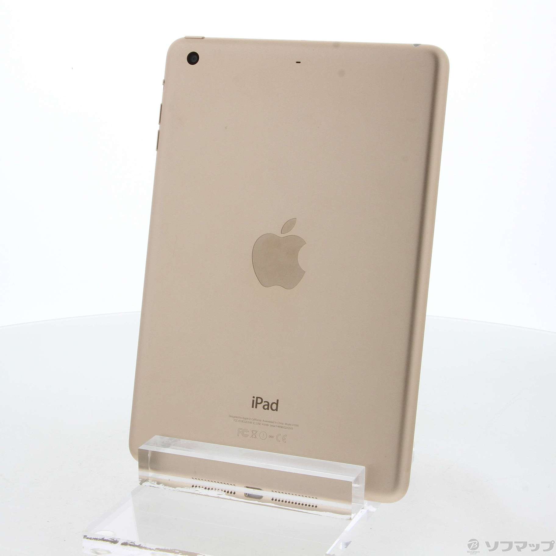 中古】iPad mini 3 128GB ゴールド MGYK2J／A Wi-Fi [2133045256359