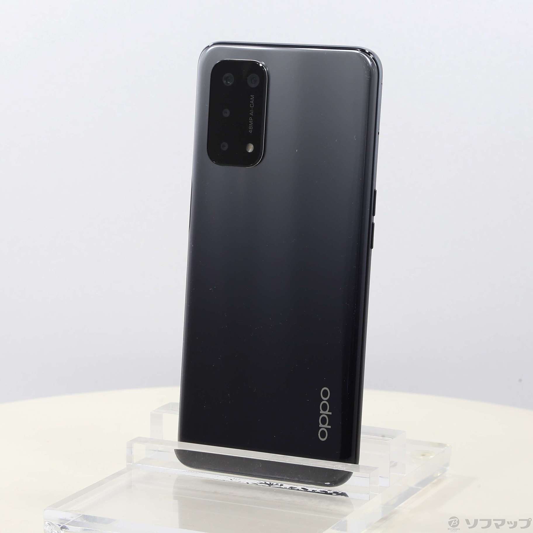 中古】OPPO A54 5G 64GB シルバーブラック OPG02 UQ mobile ...