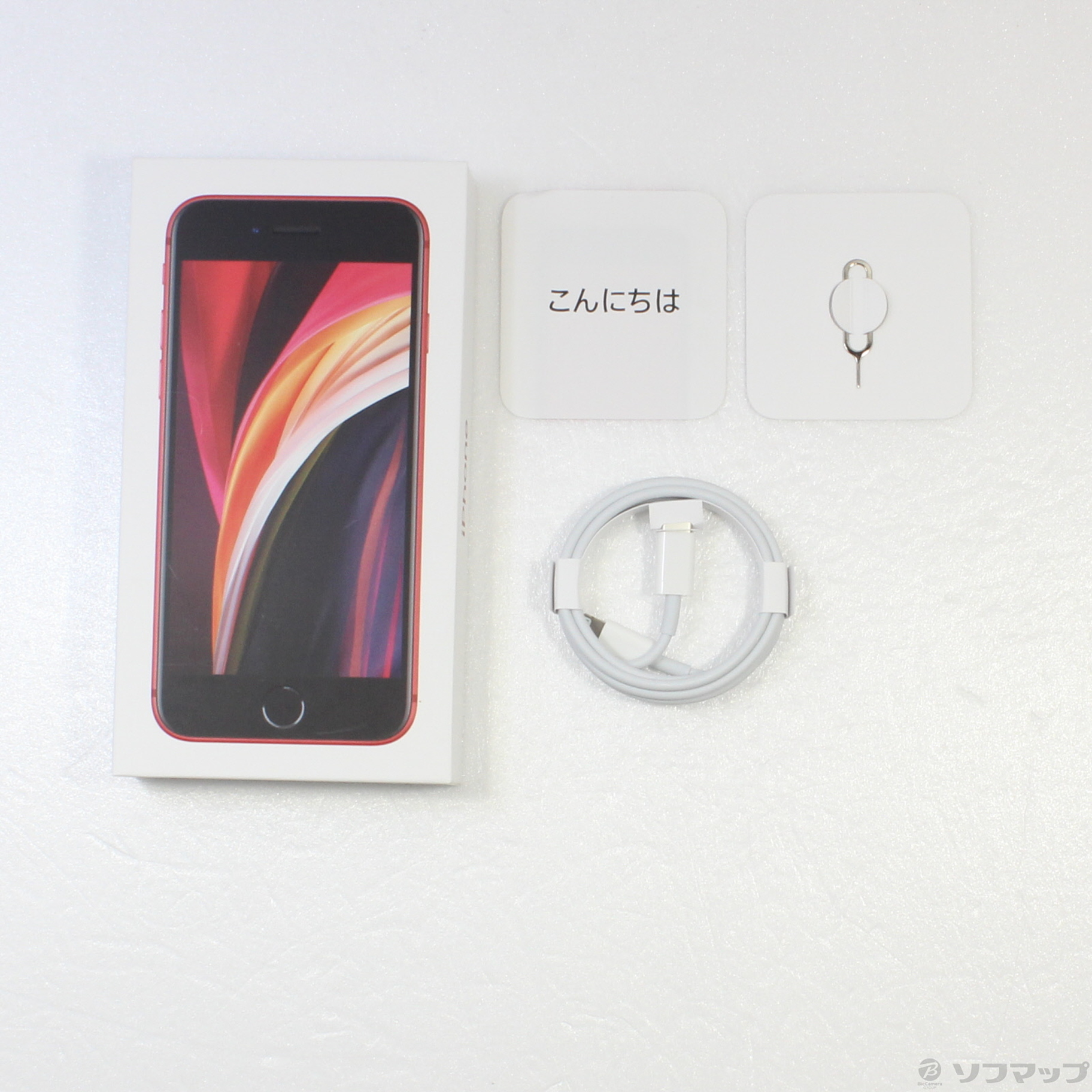 中古】iPhone SE 第2世代 64GB プロダクトレッド MHGR3J／A SIMフリー