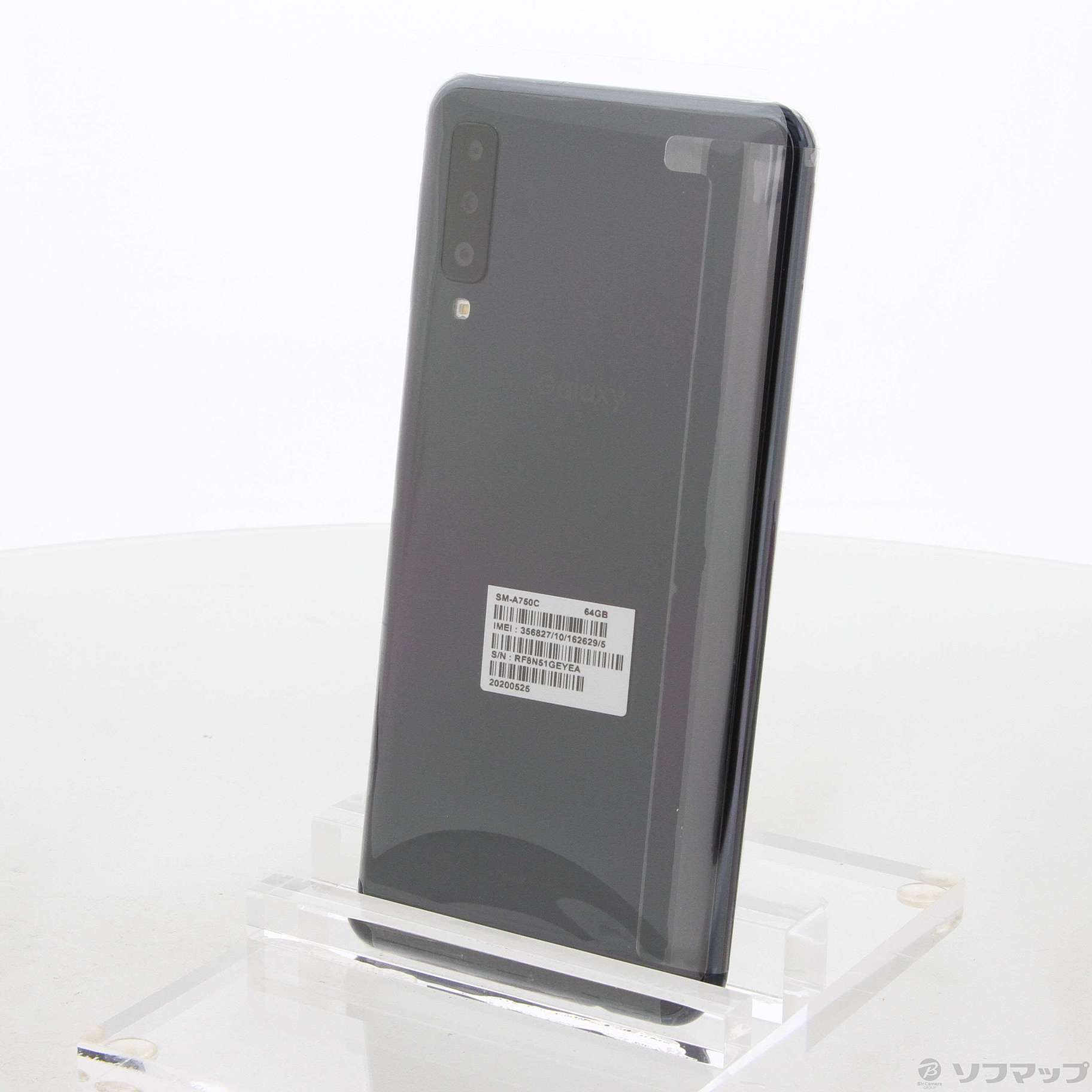 中古】GALAXY A7 64GB ブラック SM-A750C SIMフリー [2133045315384