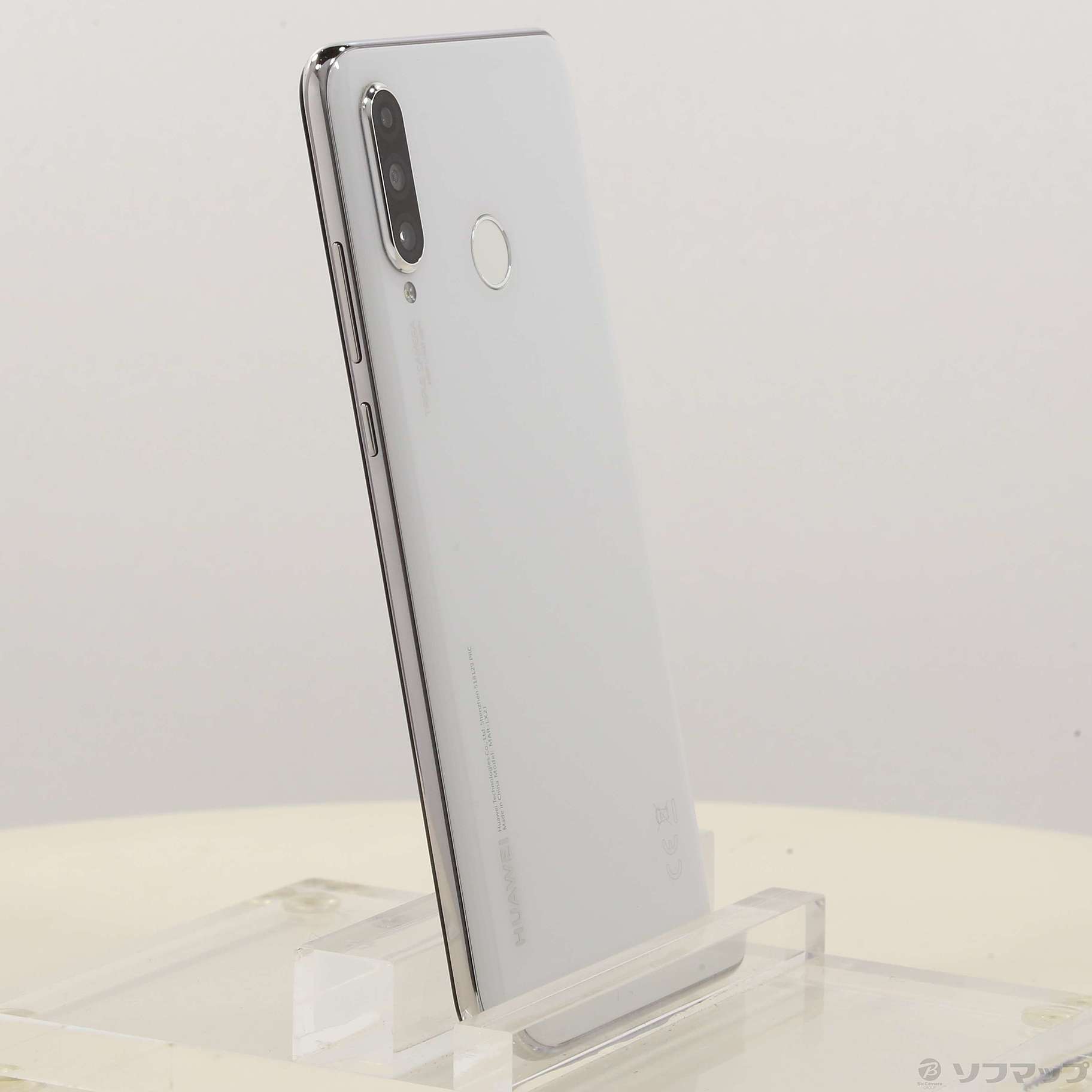 中古】HUAWEI P30 lite 64GB パールホワイト MAR-LX2J SIMフリー