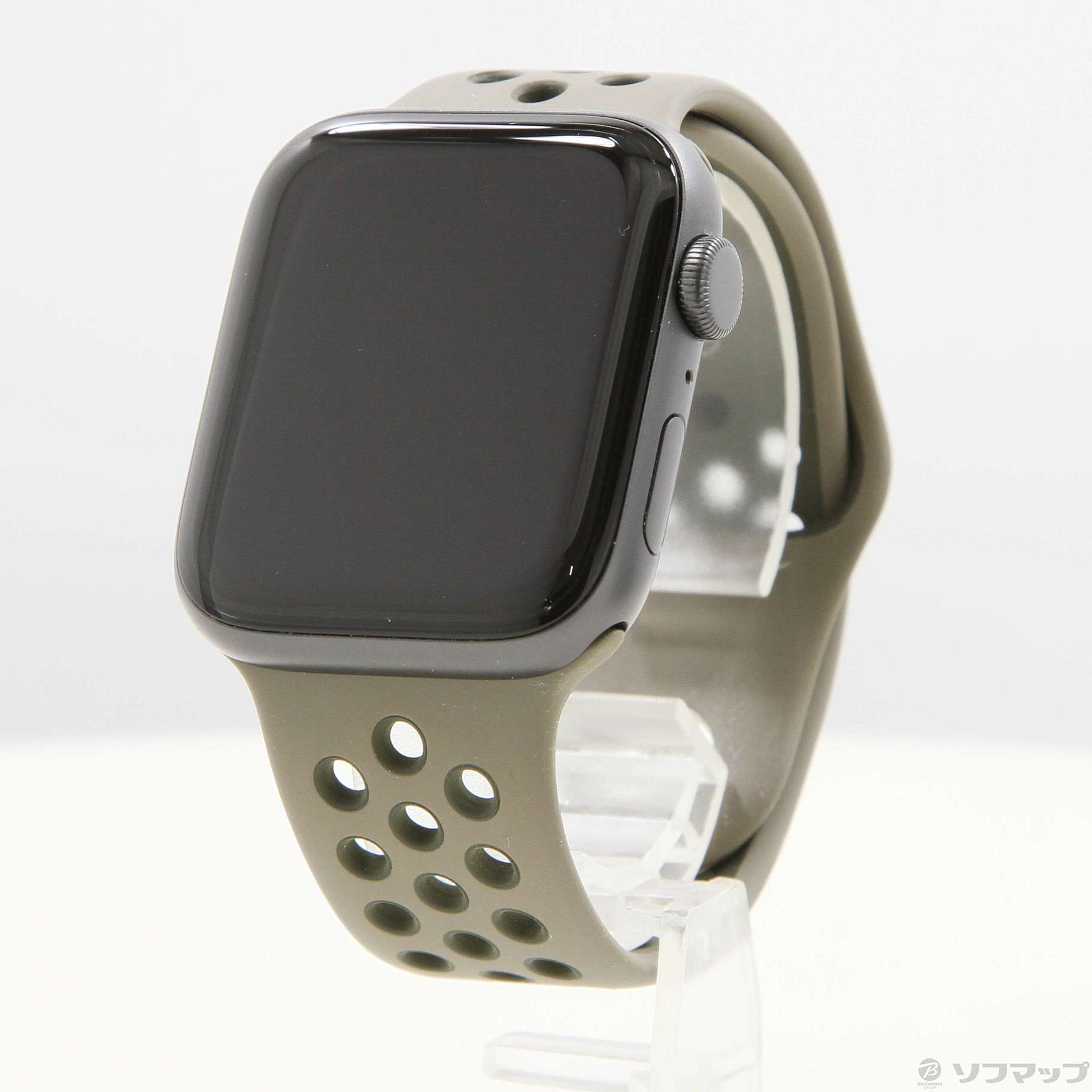 Apple Watch SE 第1世代 Nike GPS 44mm スペースグレイアルミニウムケース オリーブグレー／カーゴカーキNikeスポーツバンド