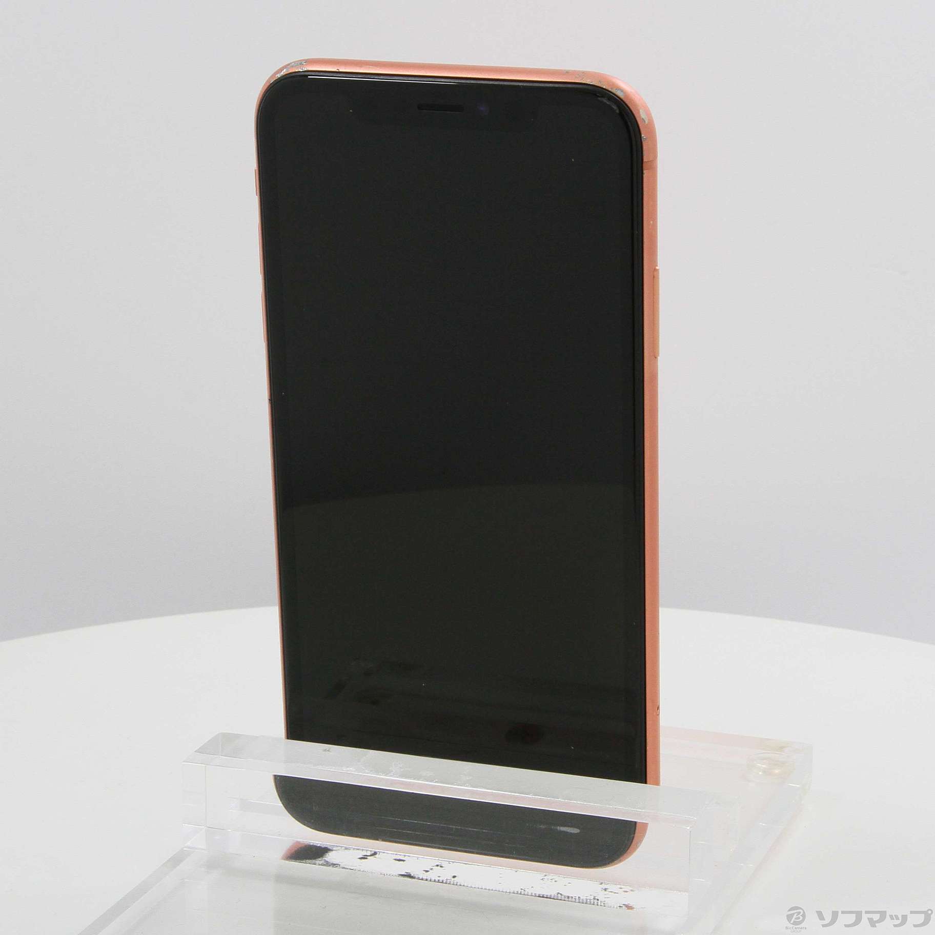 中古】Apple(アップル) iPhoneXR 128GB コーラル MT0T2J／A SoftBank 【344-ud】 スマートフォン本体