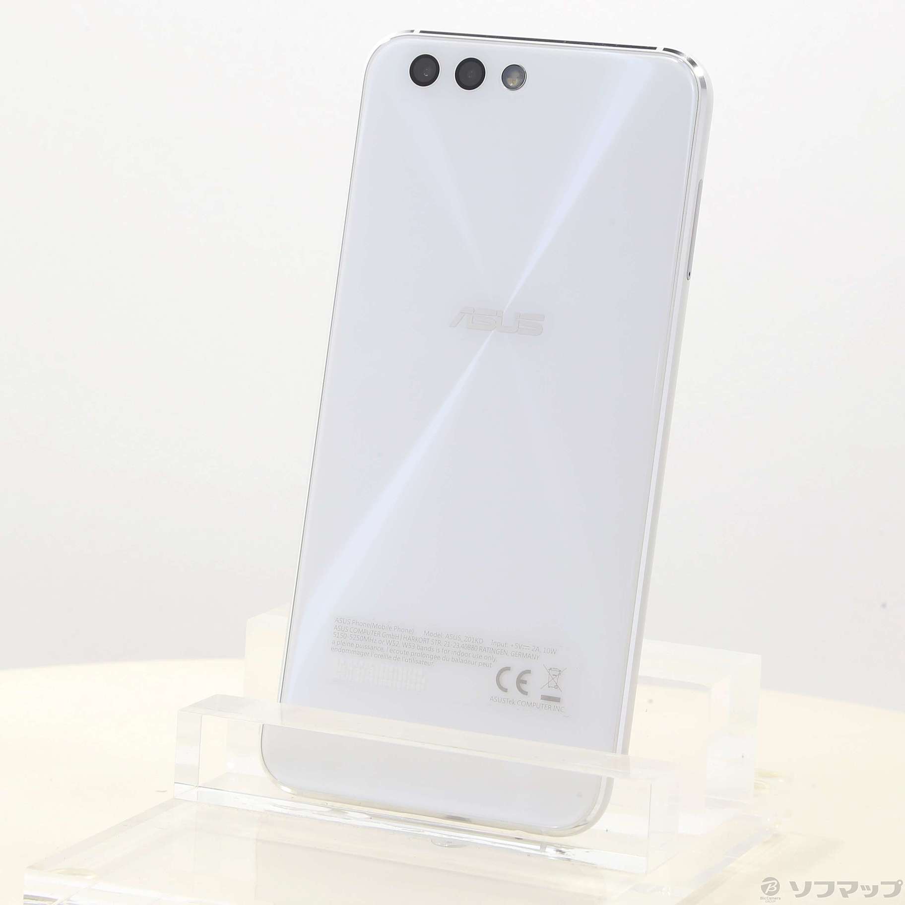 中古】ZenFone 4 カスタマイズ 64GB ムーンライトホワイト ZE554KL ...