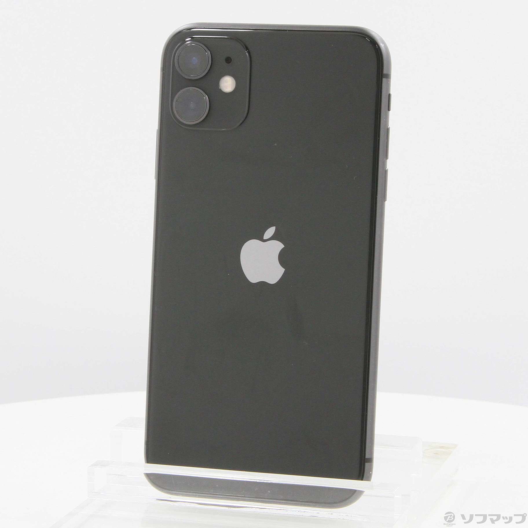 中古】iPhone11 64GB ブラック MHDA3J／A SIMフリー [2133045333340