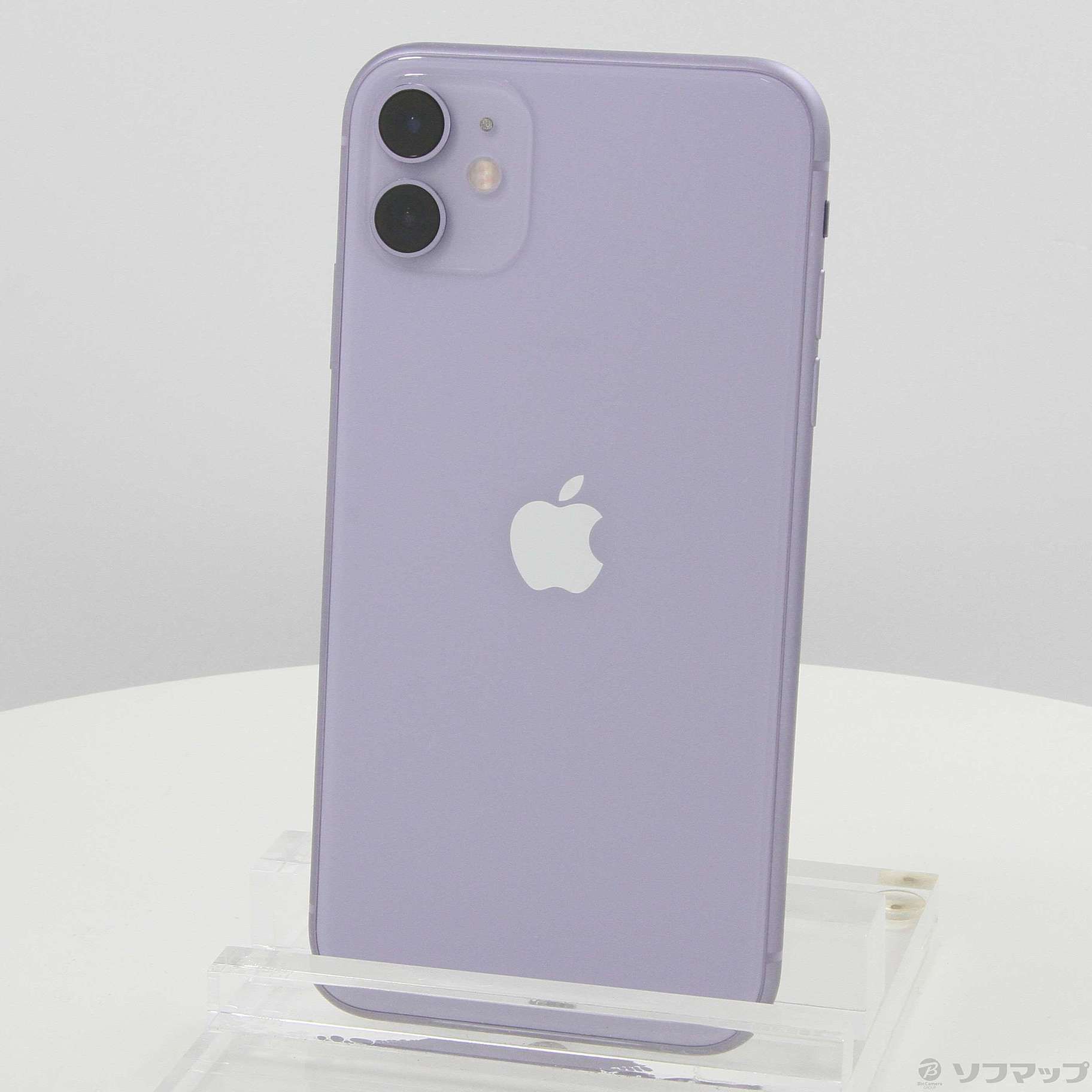 中古】iPhone11 64GB パープル MWLX2J／A SIMフリー