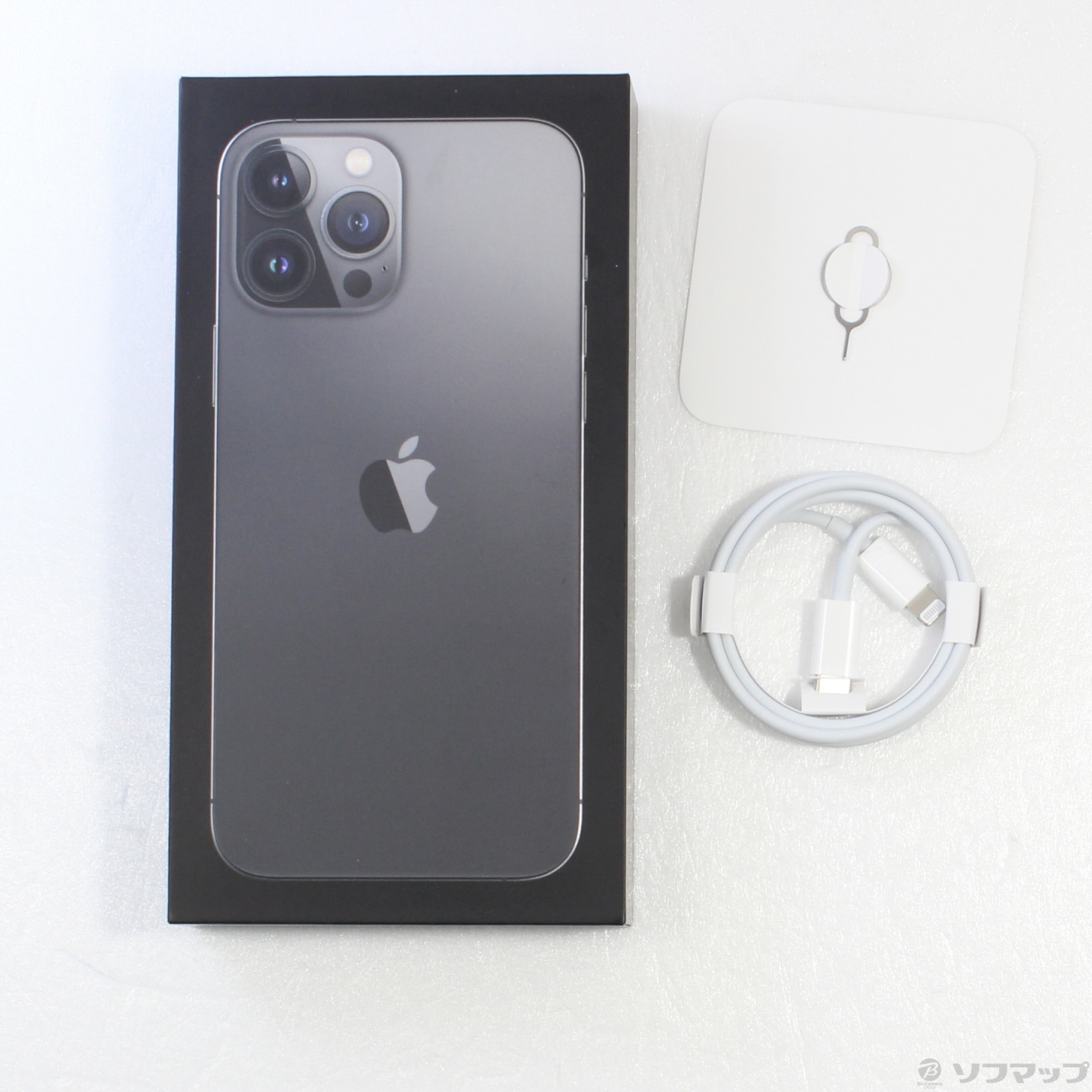 中古】iPhone13 Pro Max 128GB グラファイト MLJ43J／A SIMフリー