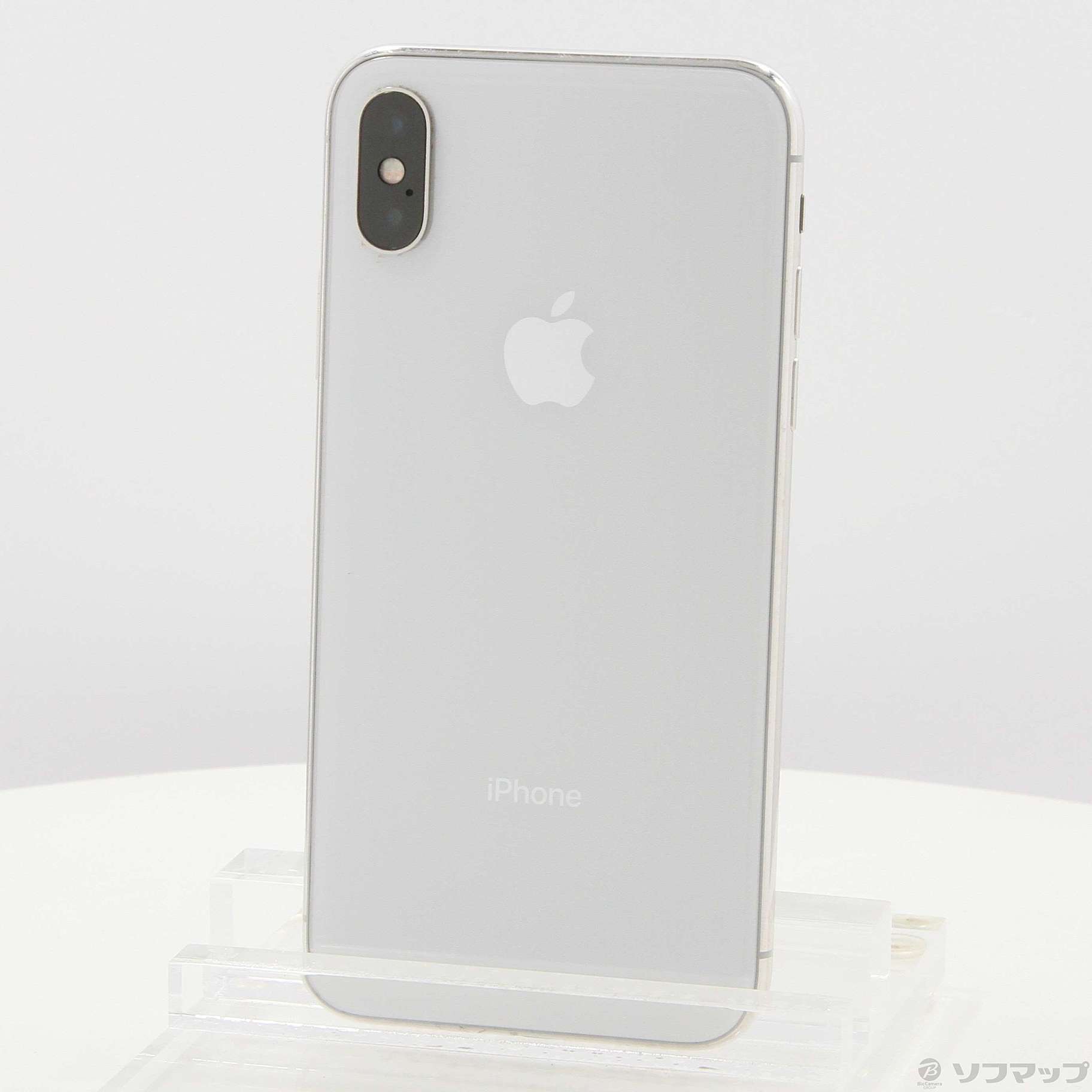 中古】iPhoneX 64GB シルバー MQAY2J／A SIMフリー [2133045363569