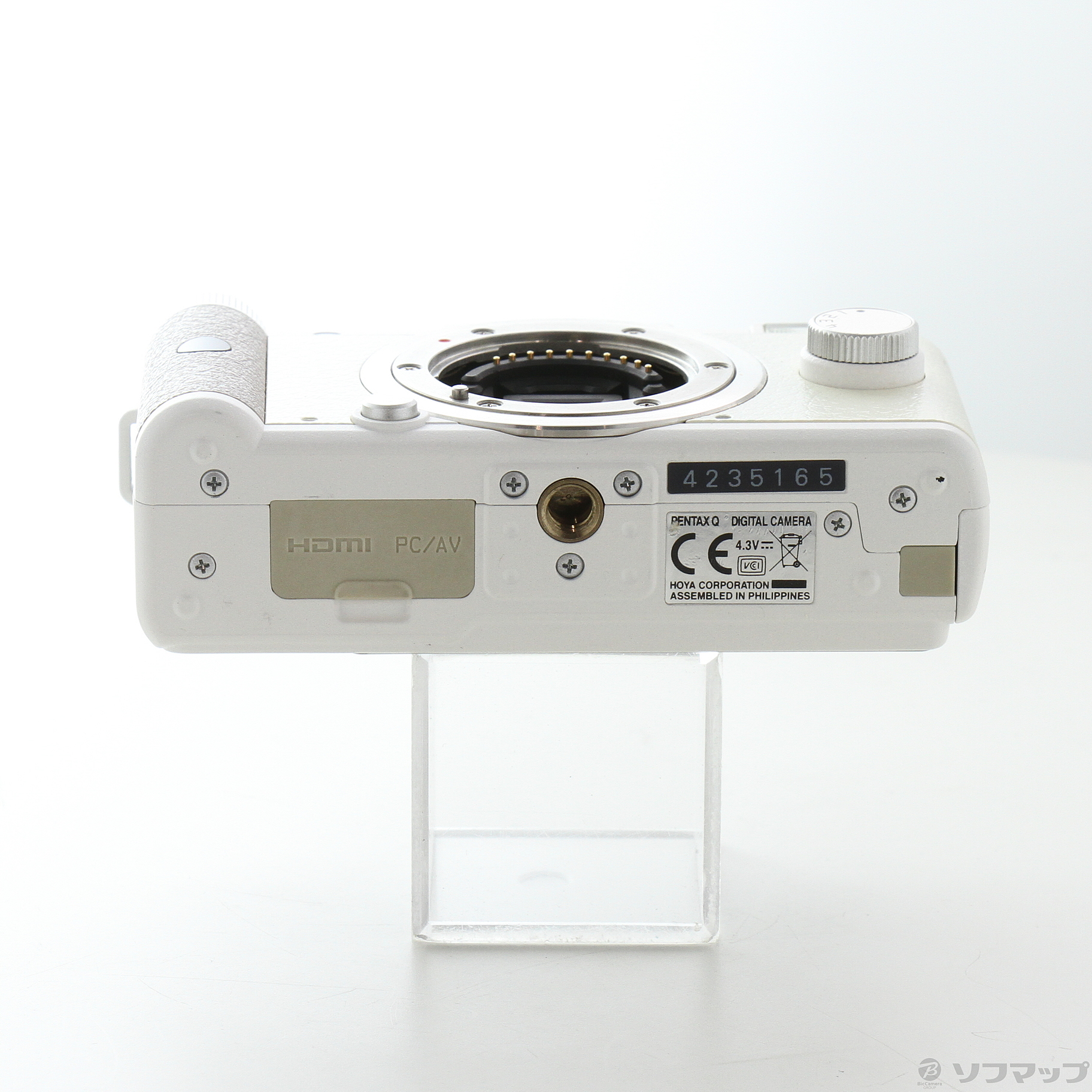 Pentax Q　ボディ　 稼働品 中古】PENTAX Q ボディ (1240万画素／ホワイト／SDXC) [2133045372455