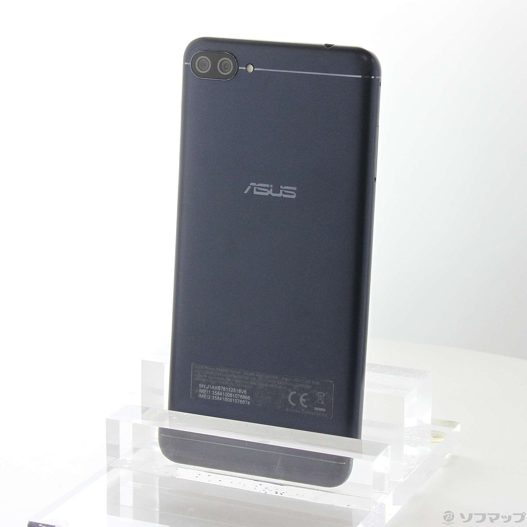 SIMフリー ZenFone4 Max (ZC520KL) ネイビーブラック
