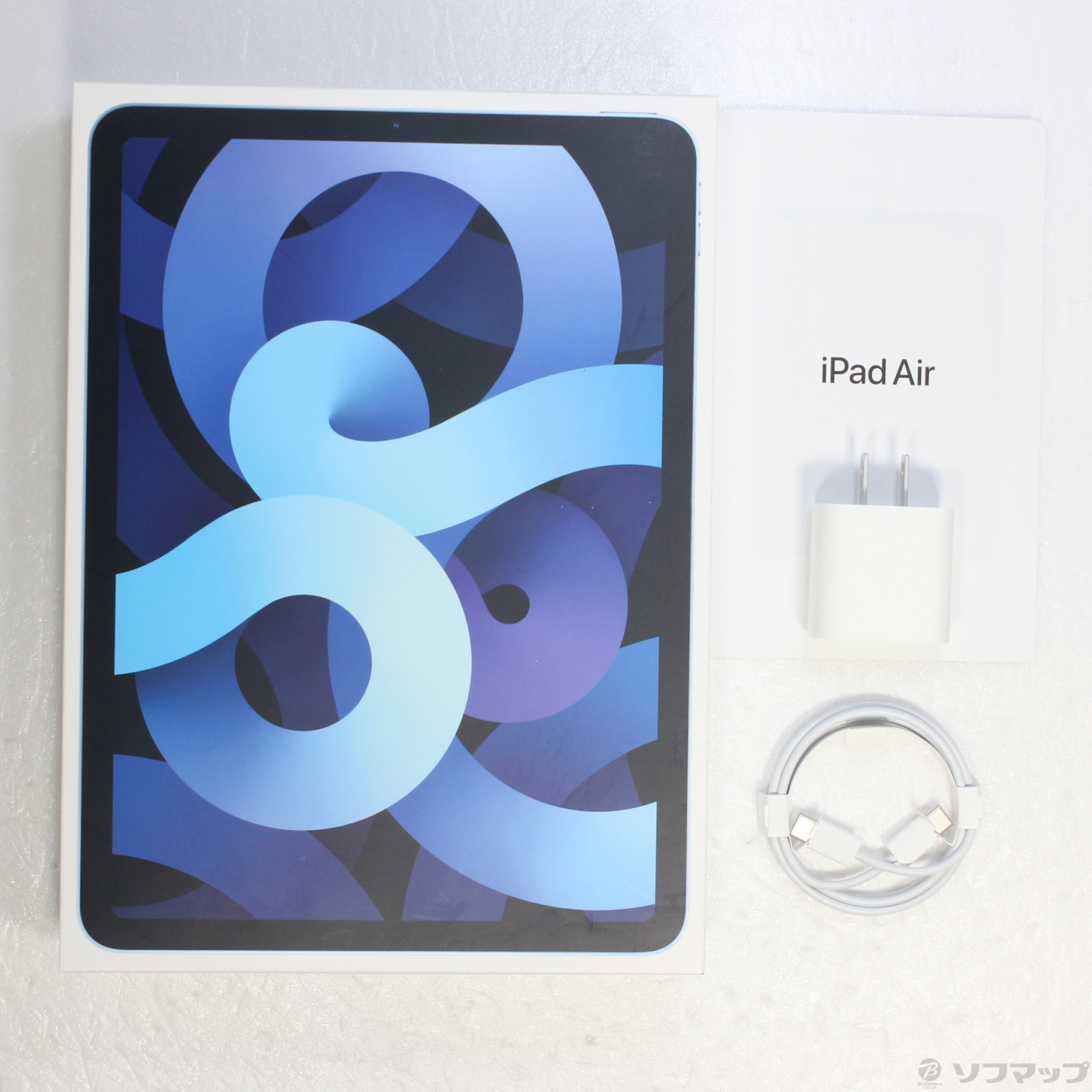中古】iPad Air 第4世代 64GB スカイブルー MYFQ2J／A Wi-Fi