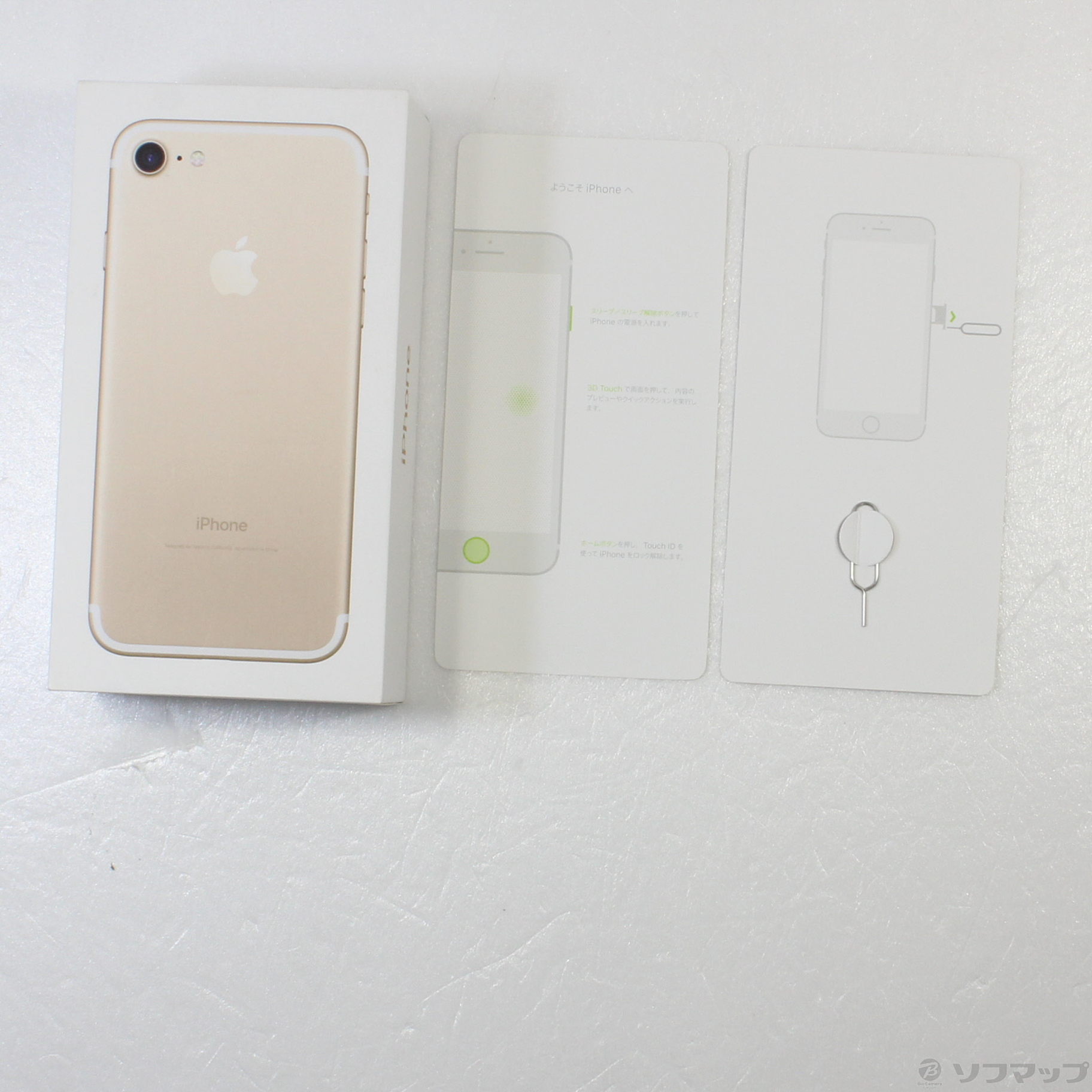 中古】iPhone7 128GB ゴールド MNCM2J／A SIMフリー [2133045390367