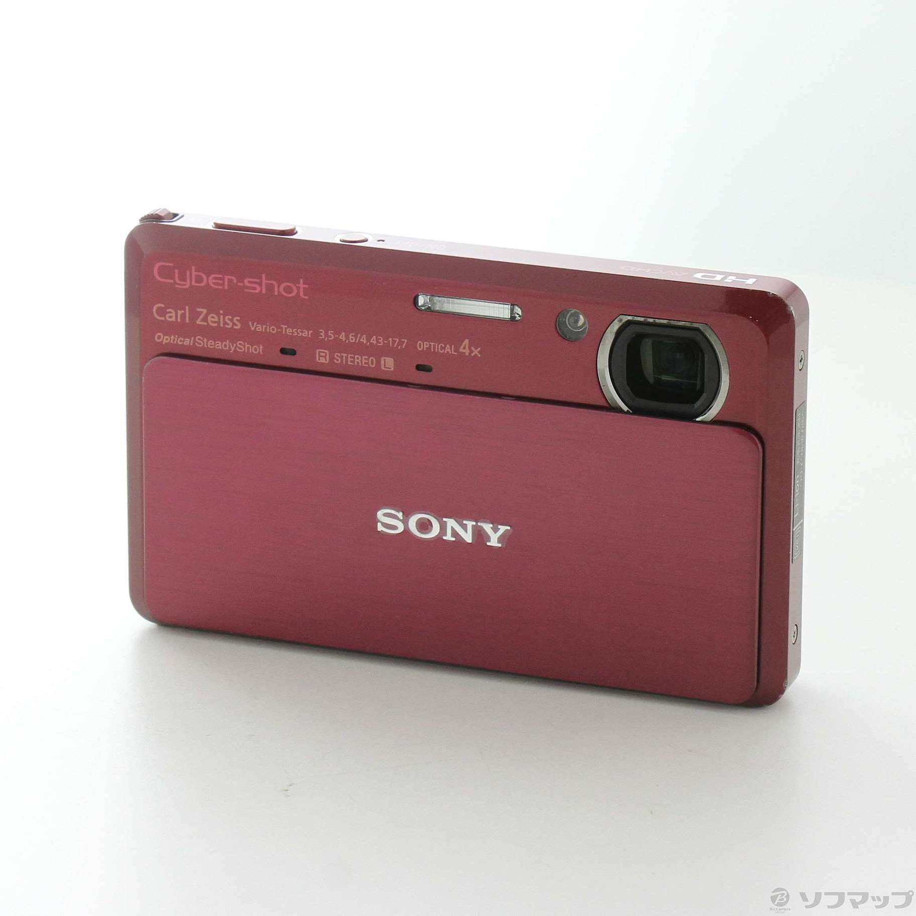 【動作品】Sony Cyber-shot DSC-TX7 デジカメ　レッド Sony Cyber-shot DSC-TX7 Red 10MP 4x Optical Zoom Digital